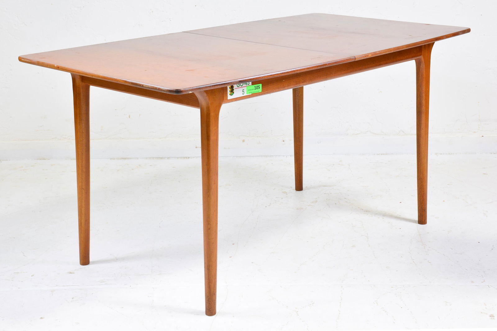 Mid Century Modern Table with Pop Up Leaf - McIntosh (1 of 4)