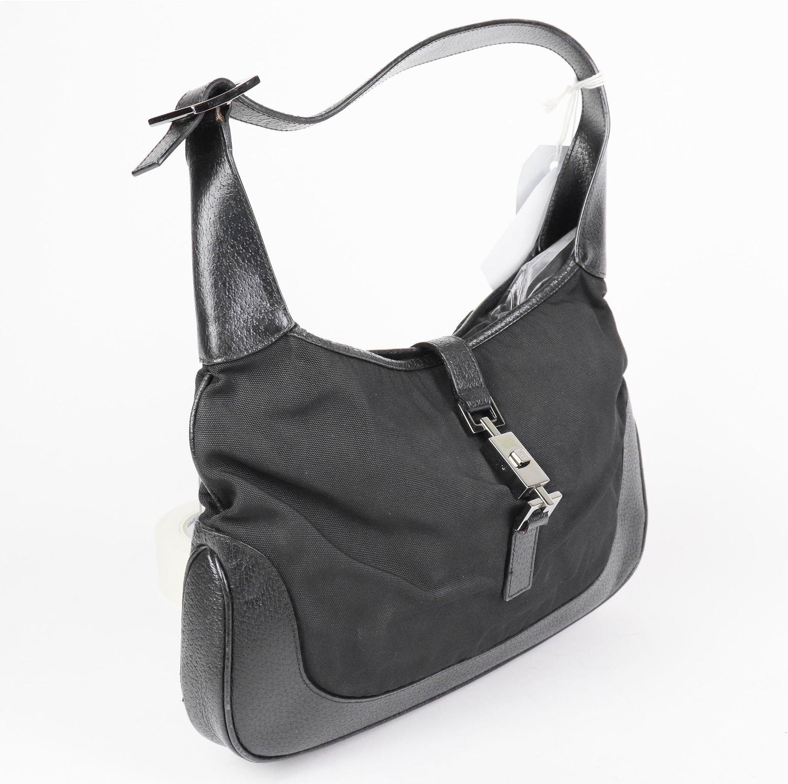 Gucci Jackie O Hobo in Black Leather Canvas (1 of 5)