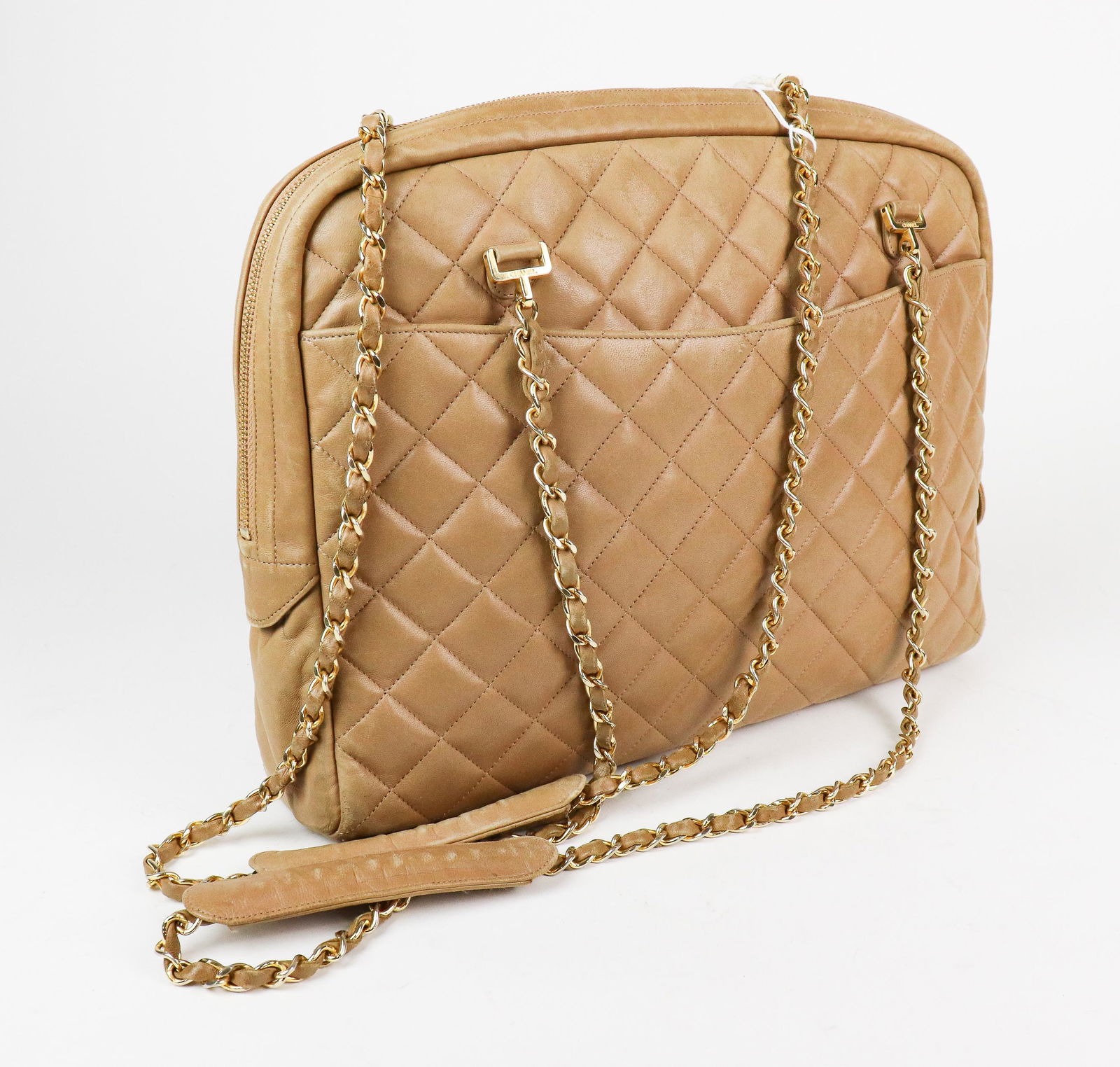 Chanel CC Logo Vintage Slip Pocket Large Tote (1 of 6)