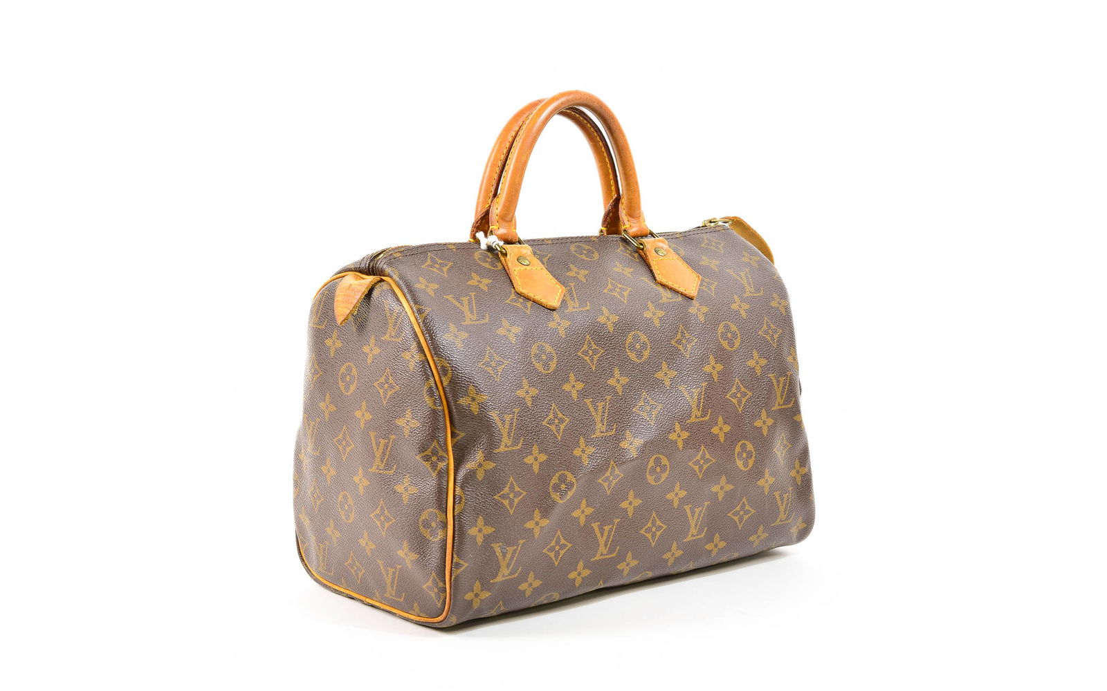 Louis Vuitton Speedy 30 in Vachetta Monogram Canvas (1 of 5)