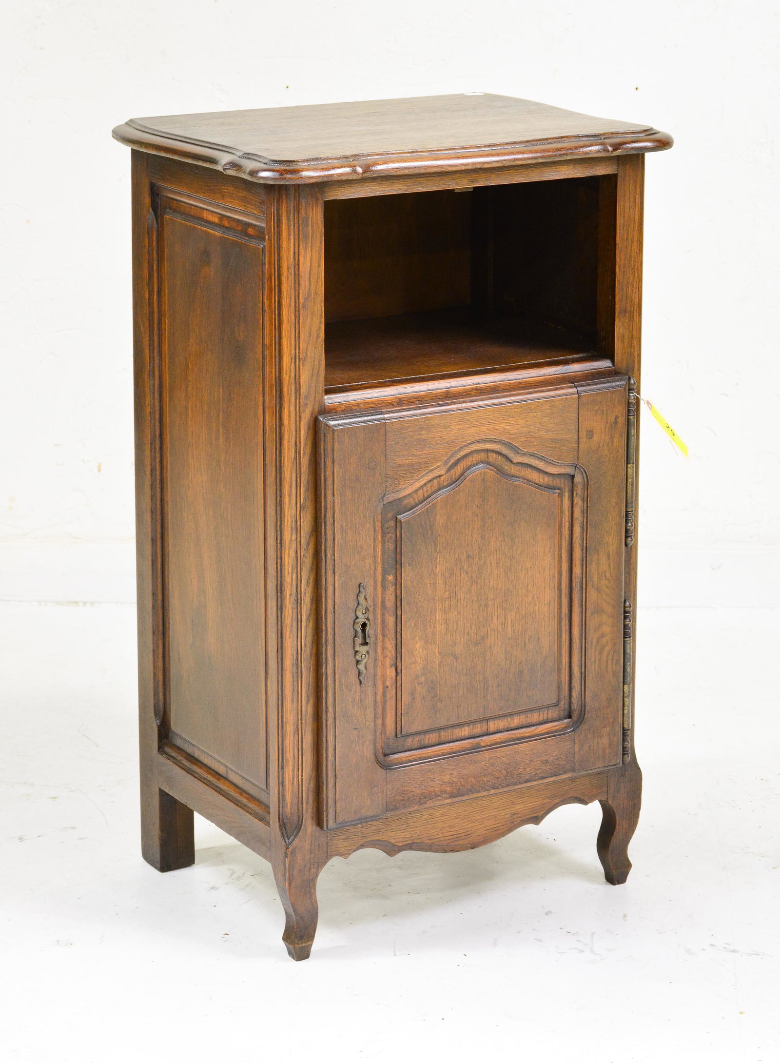 Louis XV Style Oak Occasional Cabinet: French Louis XV Style Oak Occasional Cabinet - 34 in tall x 20 x 16