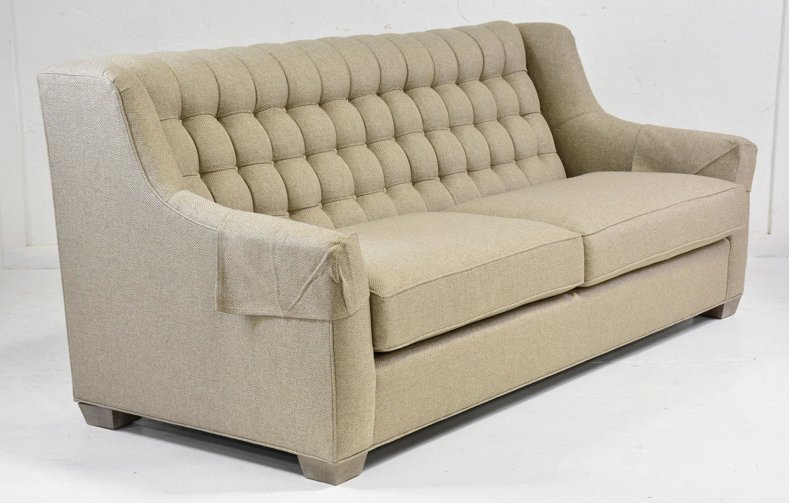 New Item, Wesley Hall Button Tufted Back Sofa (1 of 3)