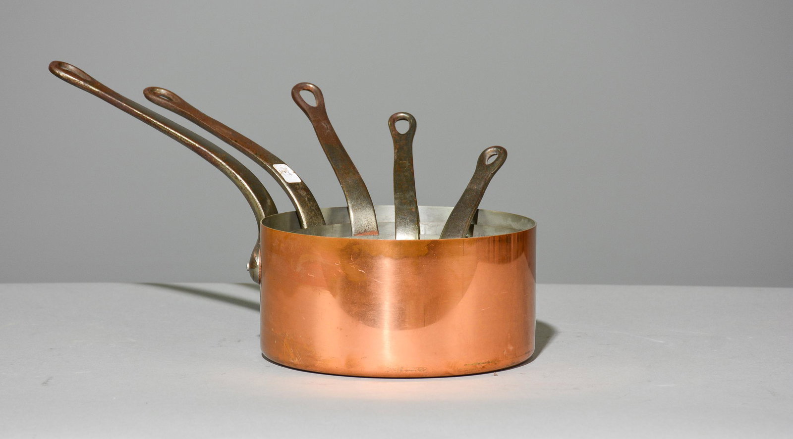 Set of 5 French Copper Sauce Pans (1 of 3)