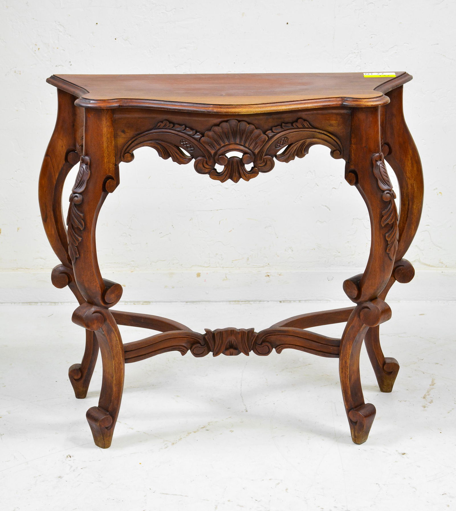 Victorian Style Carved Mahogany Hall Table (1 of 2)