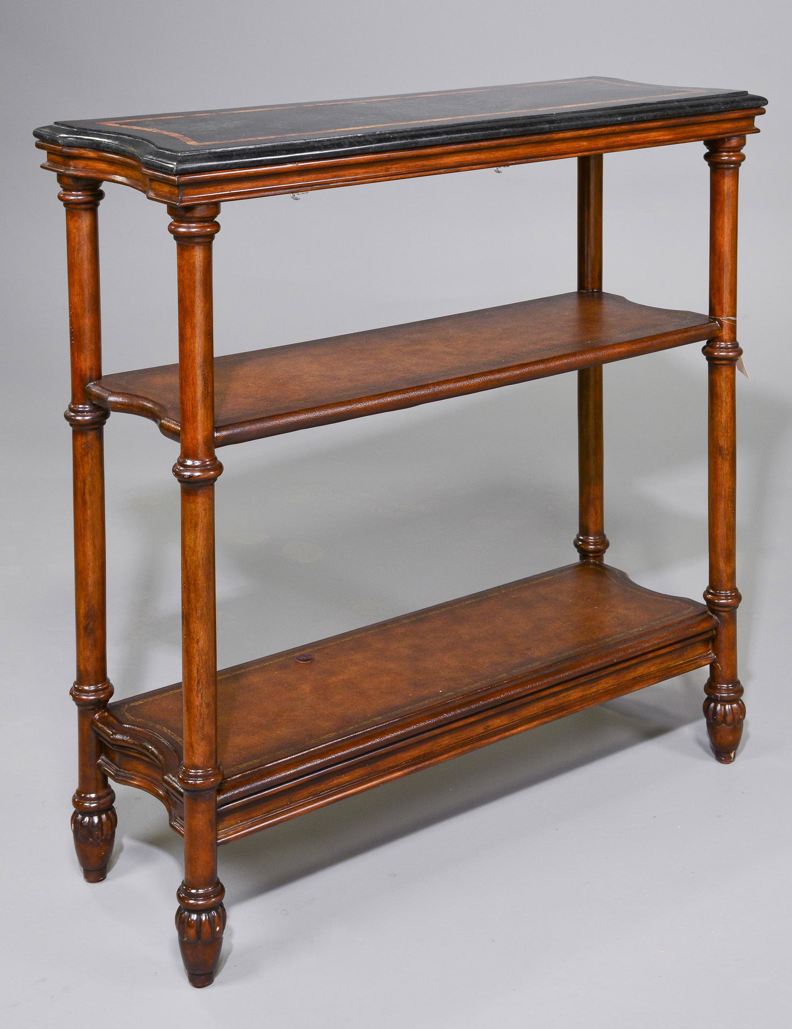 New Item, Faux Marble Top 3 Tier Console (1 of 4)