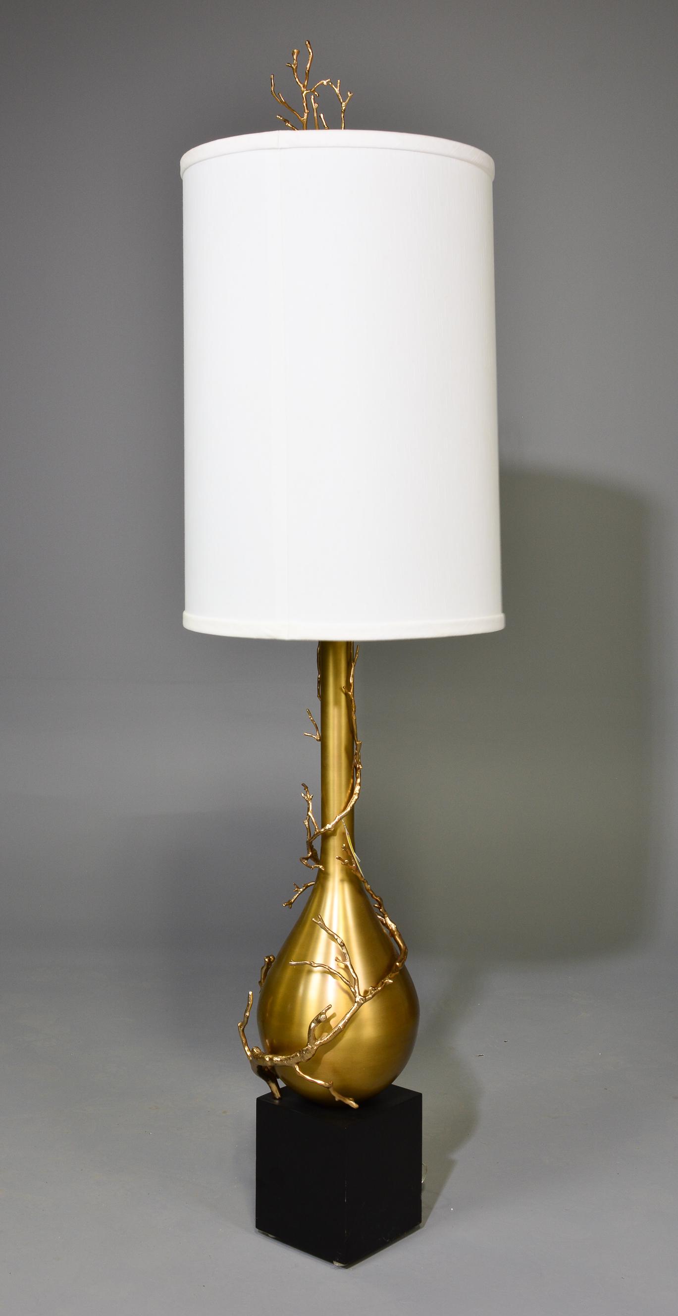 New Item, Global Views Gold Floor Lamp (1 of 4)