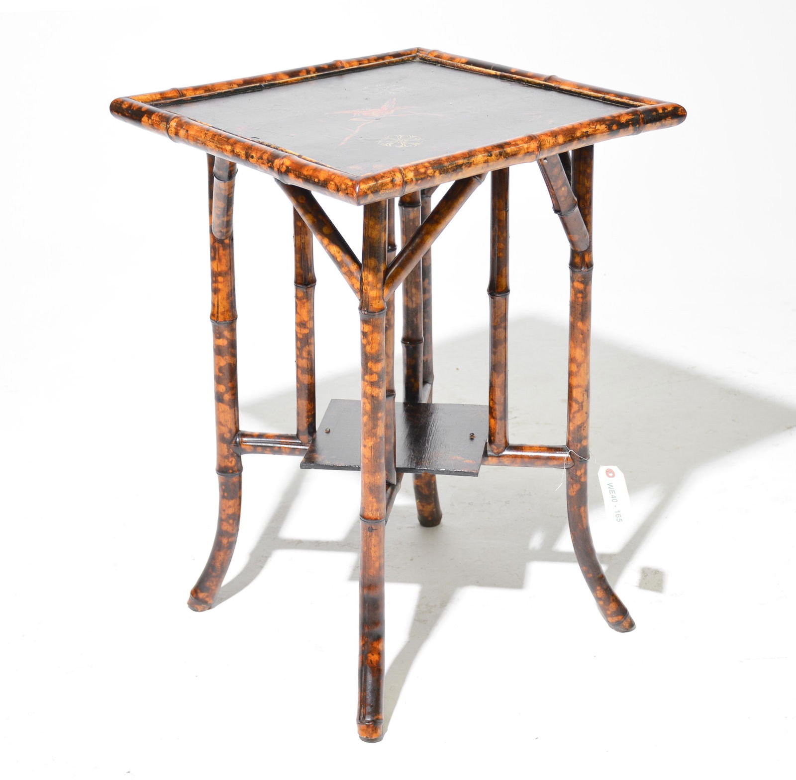 Square British Bamboo Table  #1 (1 of 3)