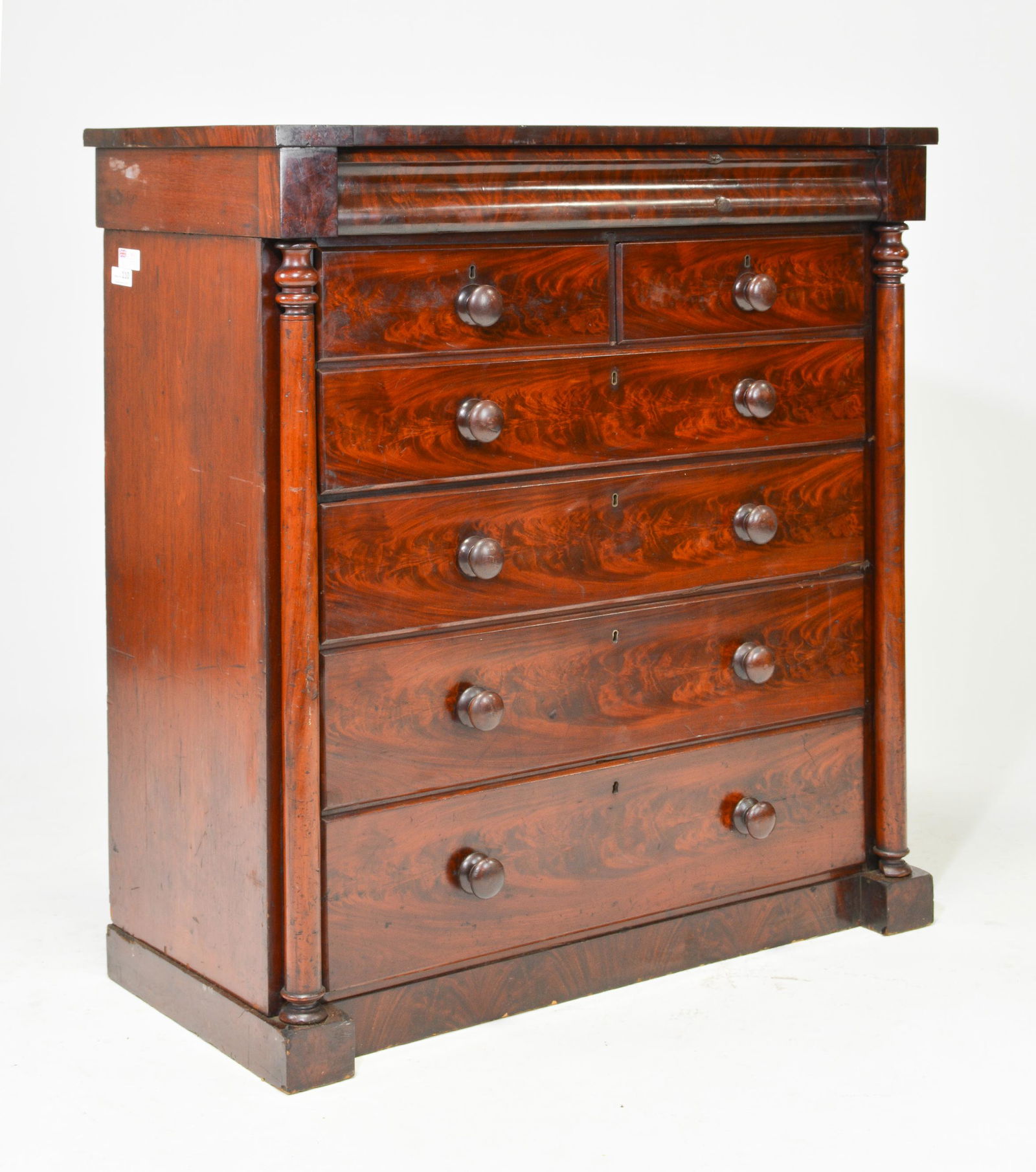 Victorian Mahogany Scotch Chest c.1890 (1 of 9)
