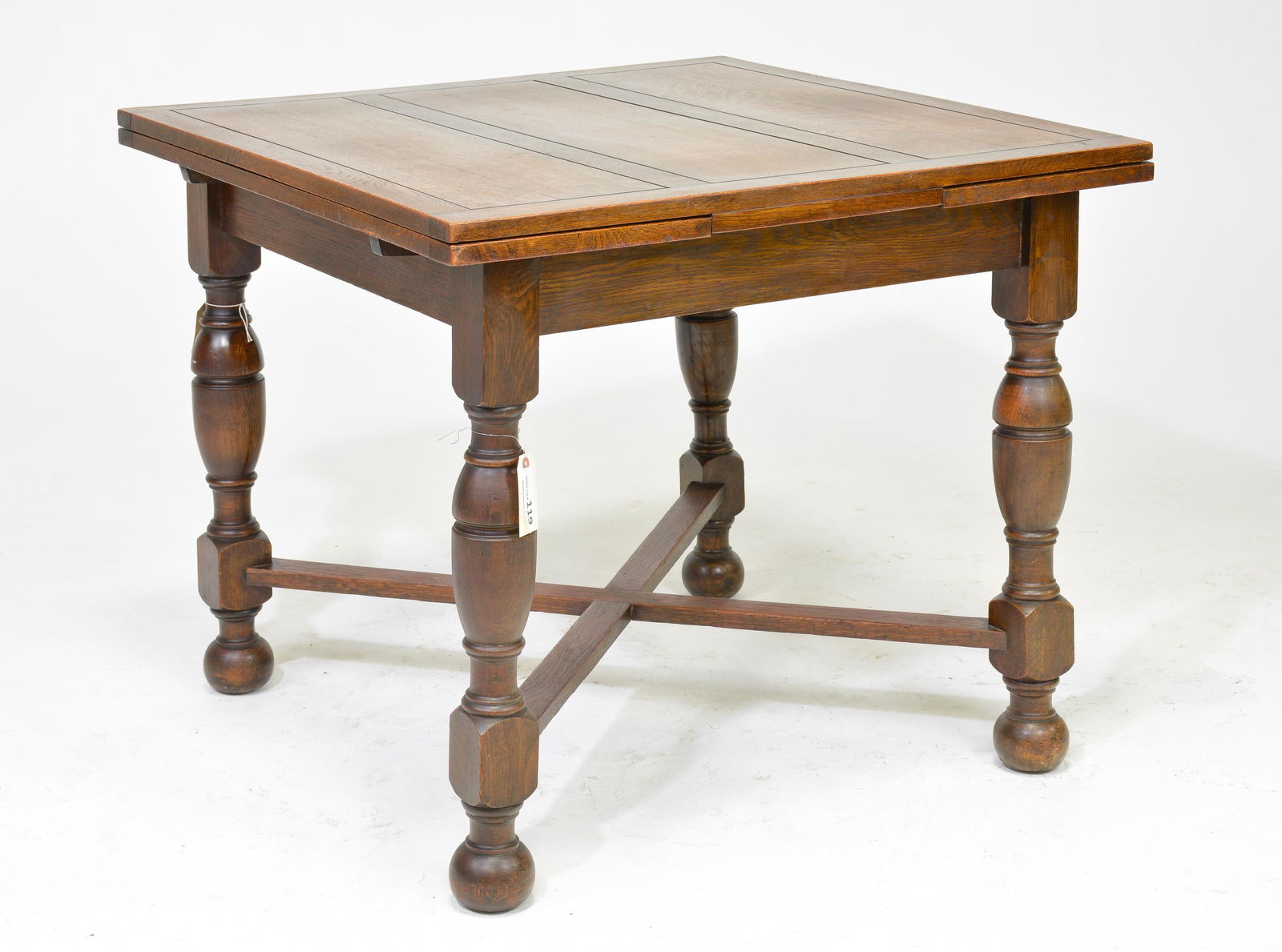 British Oak Draw Leaf Table (1 of 3)