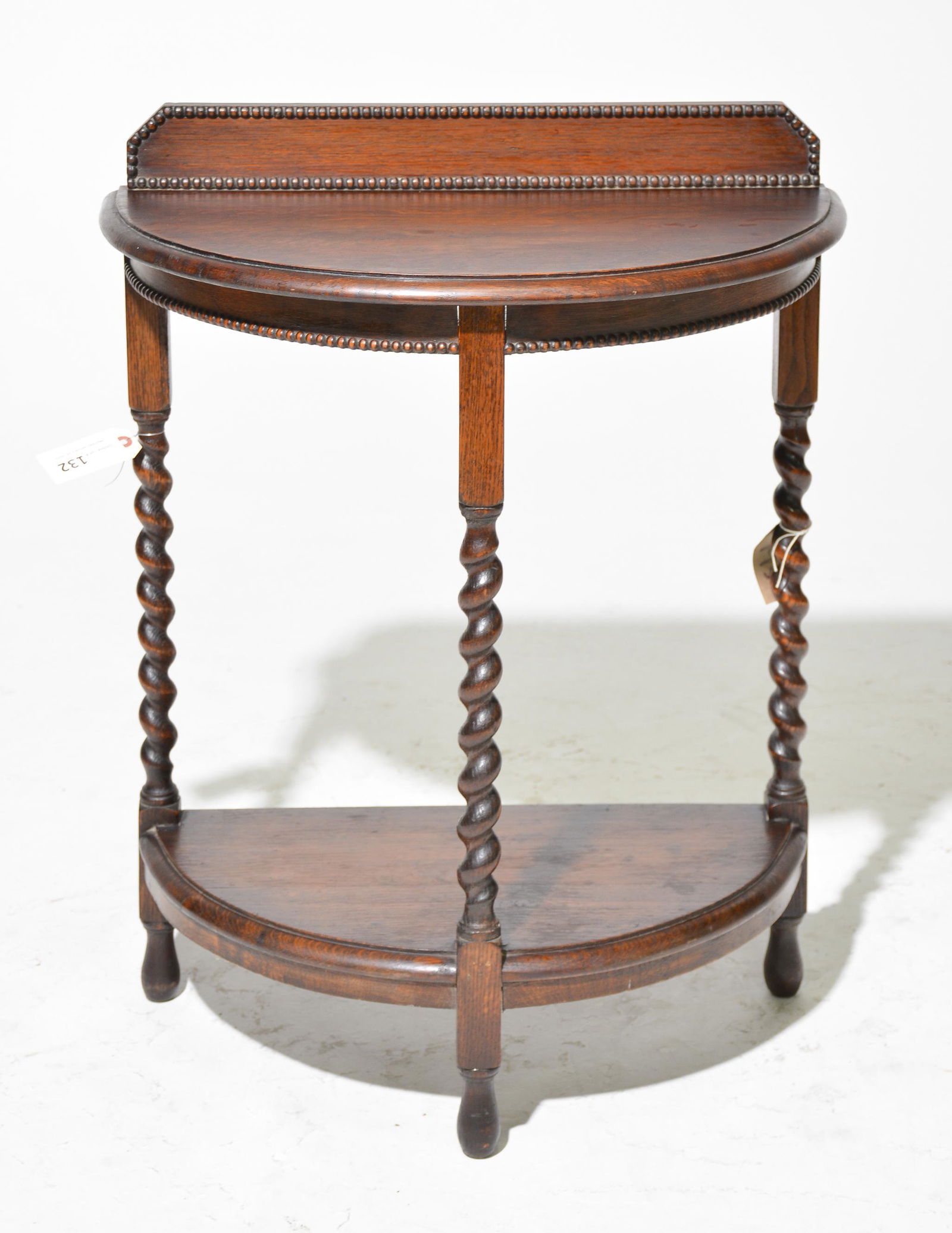 English Oak Barley Twist Hall Table (1 of 3)