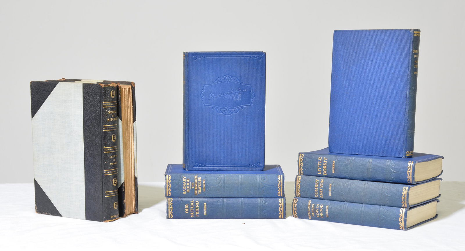 7 Assorted Dickens Books & 2 Kipling Books (1 of 2)