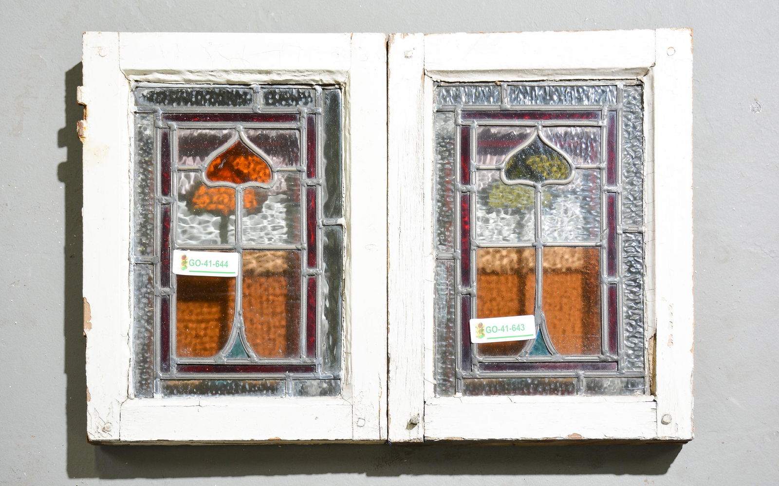 2 British Stained Glass Windows (1 of 3)