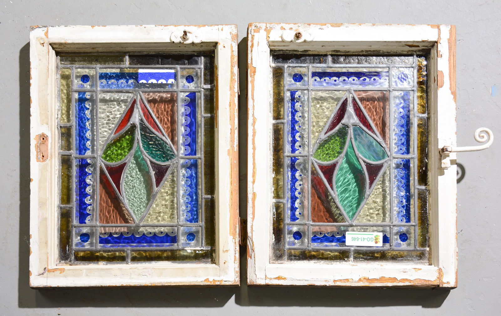 2 British Stained Glass Windows (1 of 3)