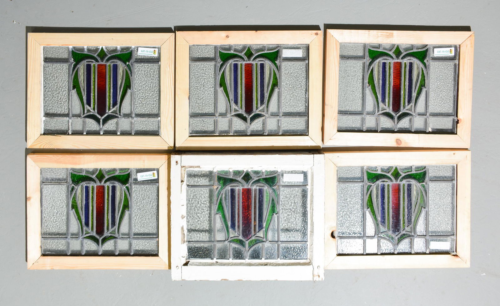 6 British Stained Glass Windows (1 of 3)