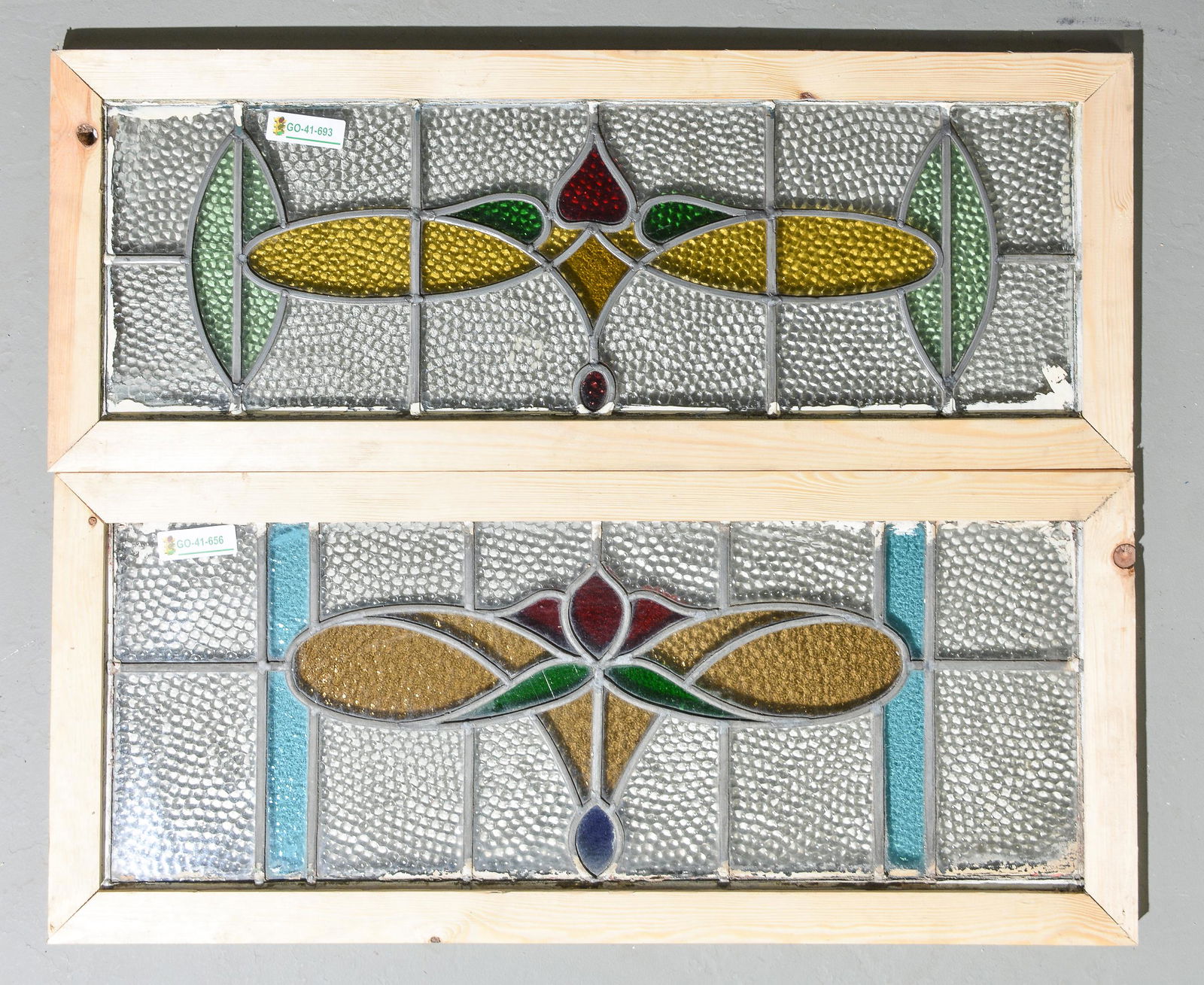 2 British Stained Glass Windows (1 of 4)