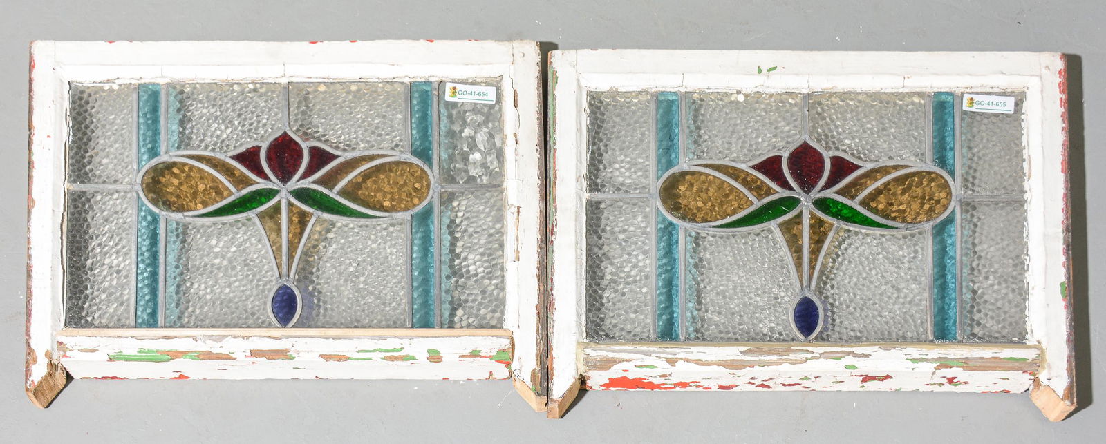 2 British Stained Glass Windows (1 of 3)