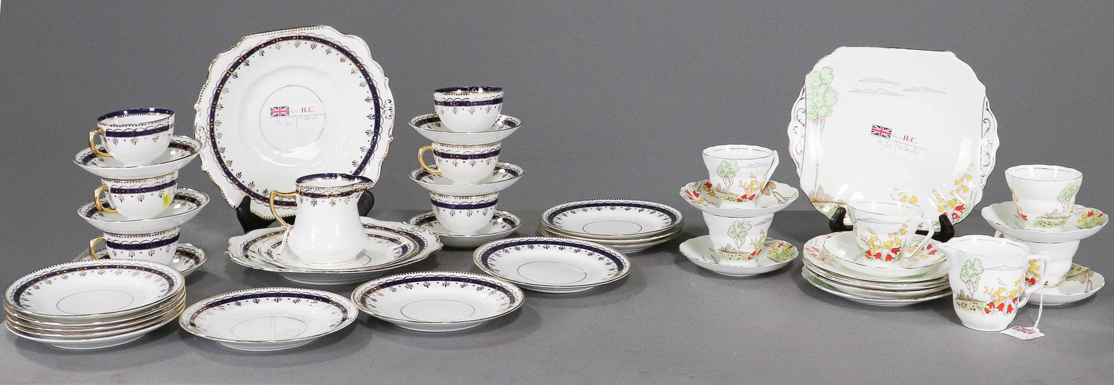 2 Assorted Tea / China Sets - 43 pieces (1 of 6)
