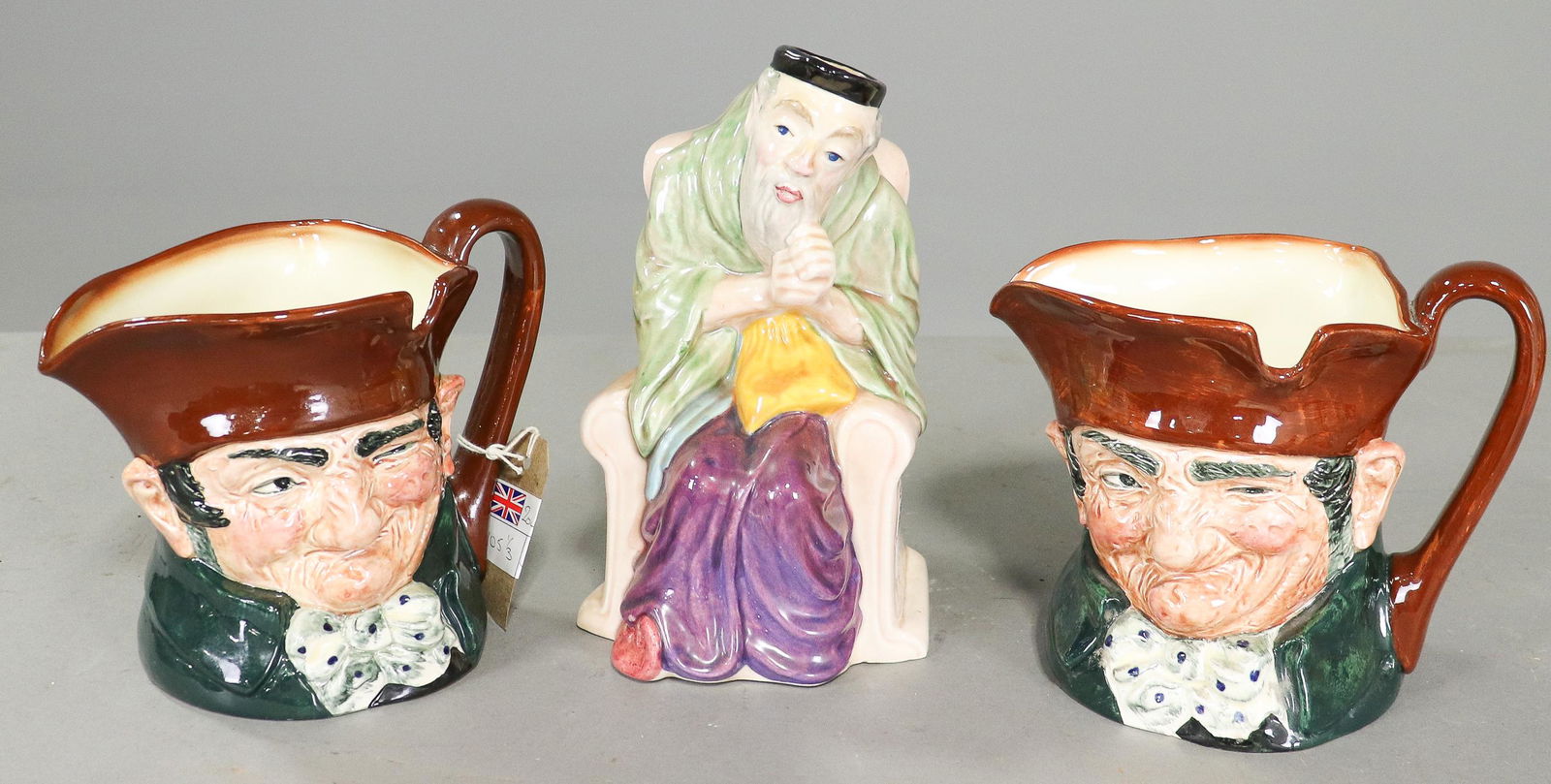 2 Royal Doulton Jugs & 1 Character Jug (1 of 7)