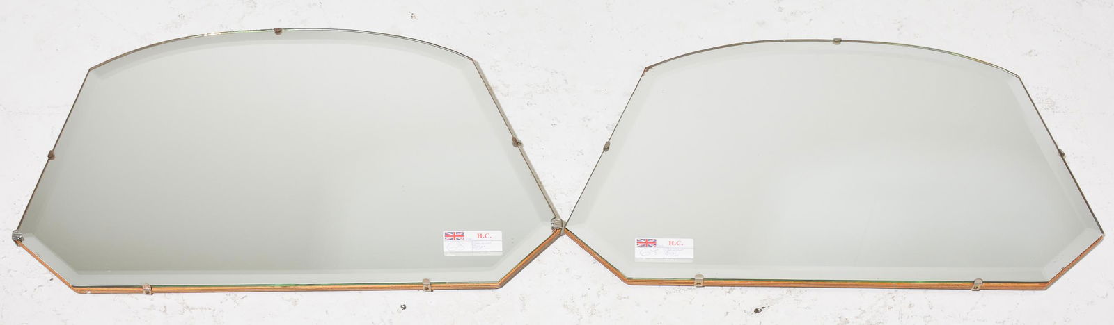 2 English Beveled Mirrors (1 of 2)