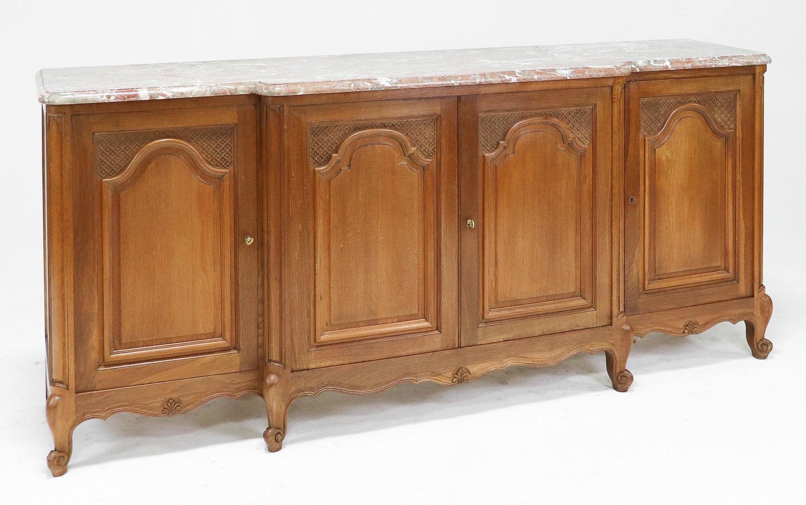 Louis XV Style Marble Top Enfilade / Sideboard (1 of 7)