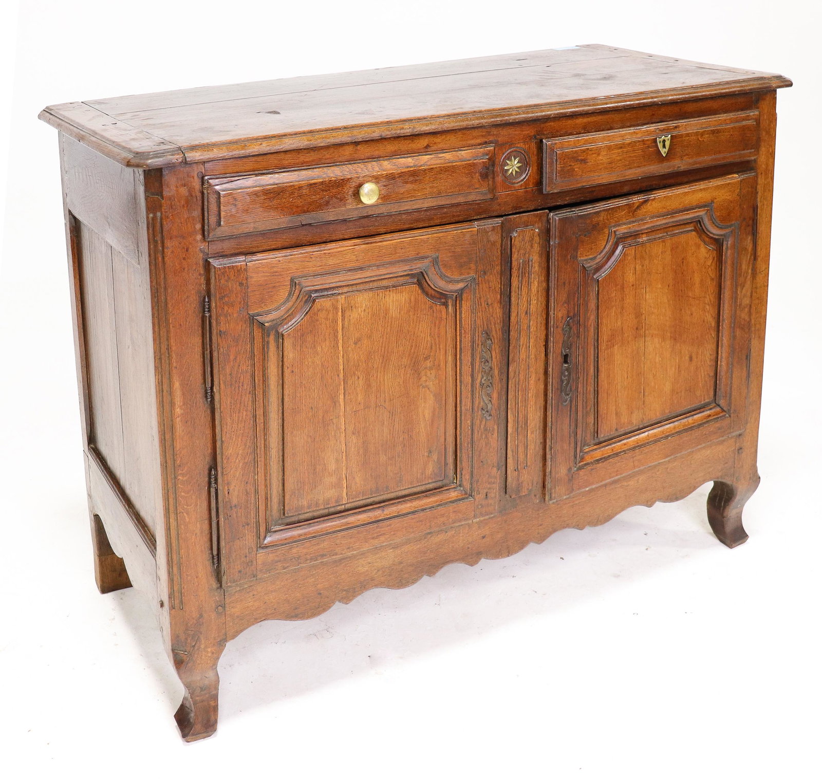 Louis XV Style 18th Century Oak Buffet (1 of 13)