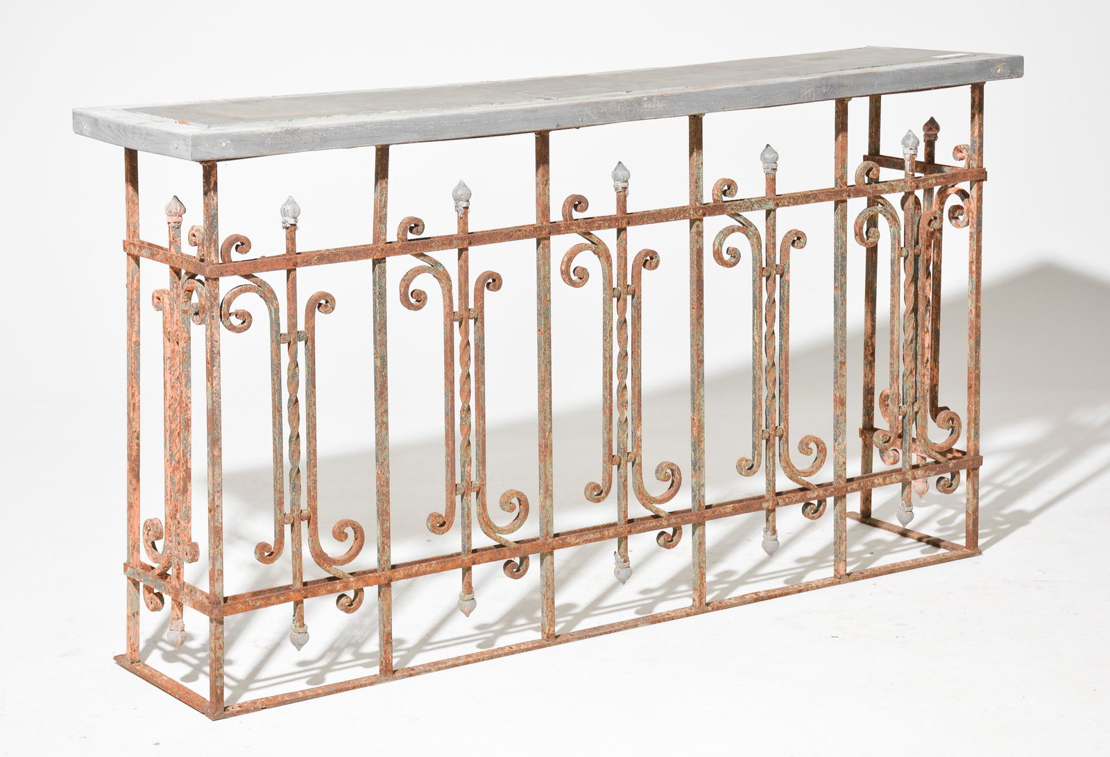 Iron Base Console: Iron Base Console - 35 in tall x 63 x 16