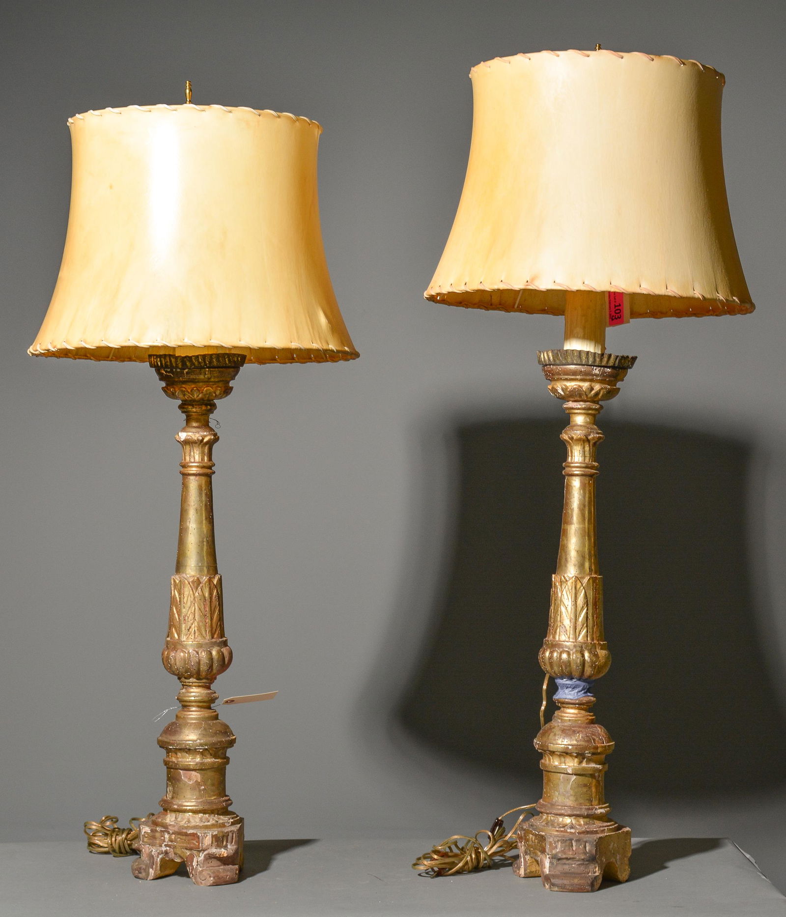 2 Gilt French Style Lamps (1 of 4)