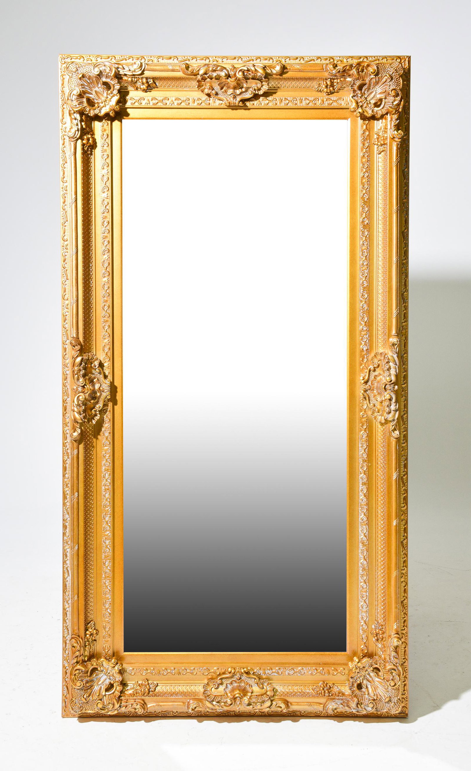 French Style Gold Gilt Framed Mirror (1 of 4)