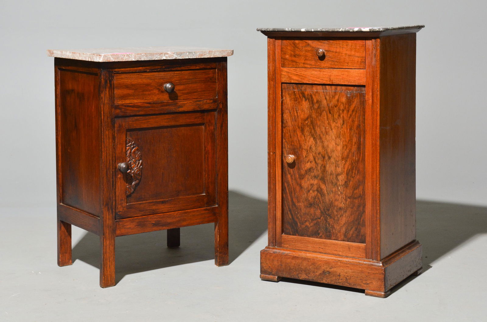 2 French Marble Top Nightstands (1 of 3)
