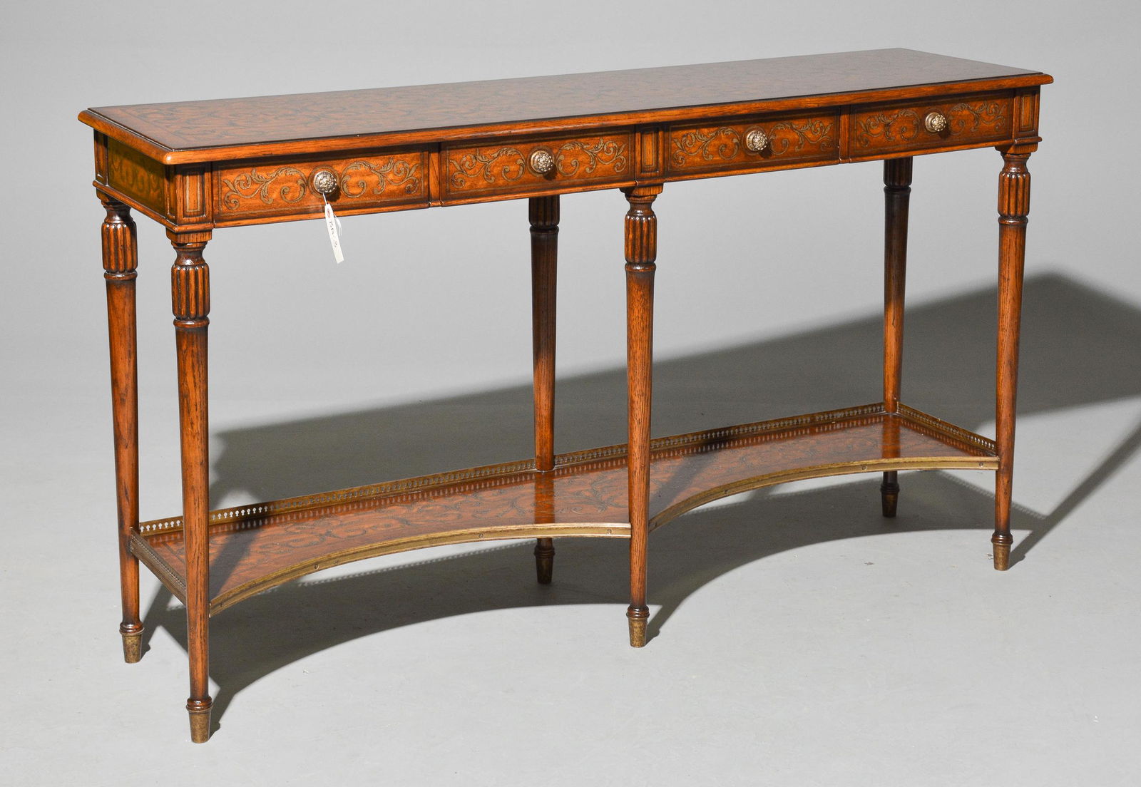 Theodore Alexander Inlaid Sofa / Hall Table (1 of 4)