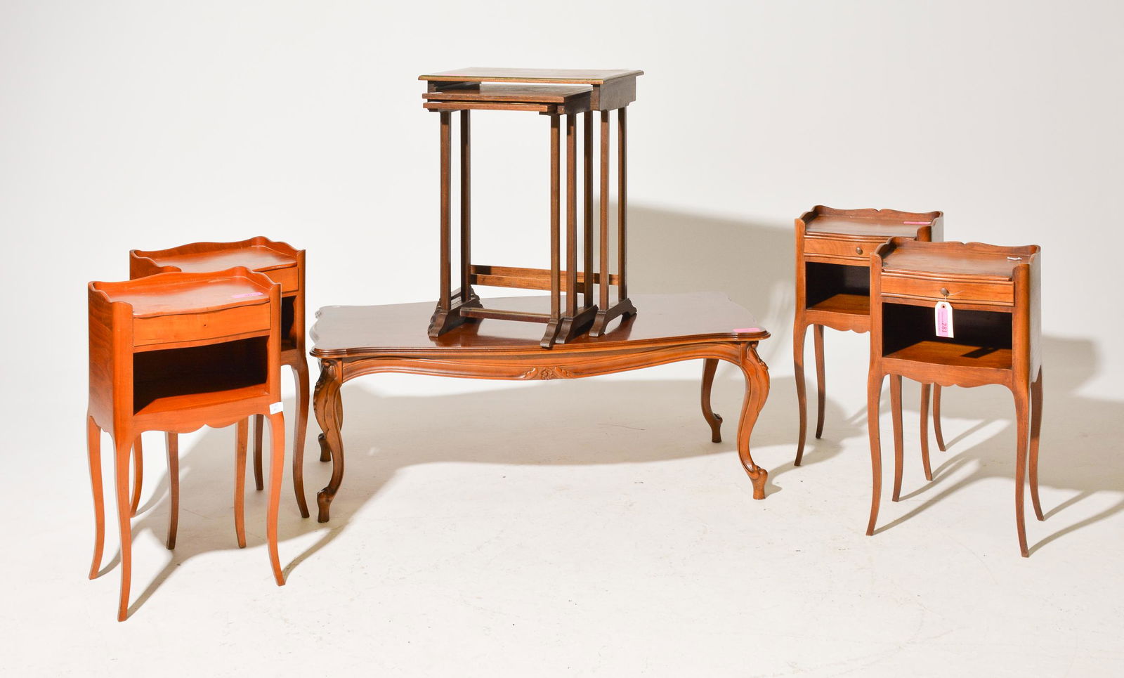 6pcs Assorted French Nightstands / Tables (1 of 3)