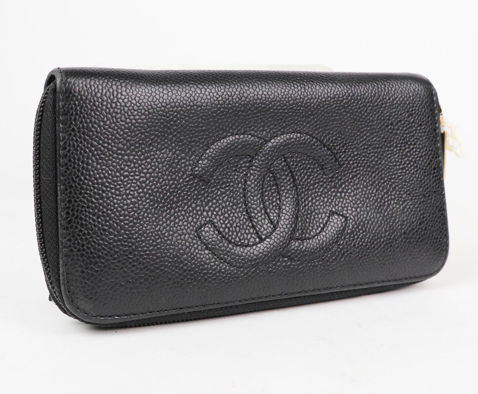 Chanel CC Timeless Zip Around Wallet  -  Caviar Leather (1 of 3)