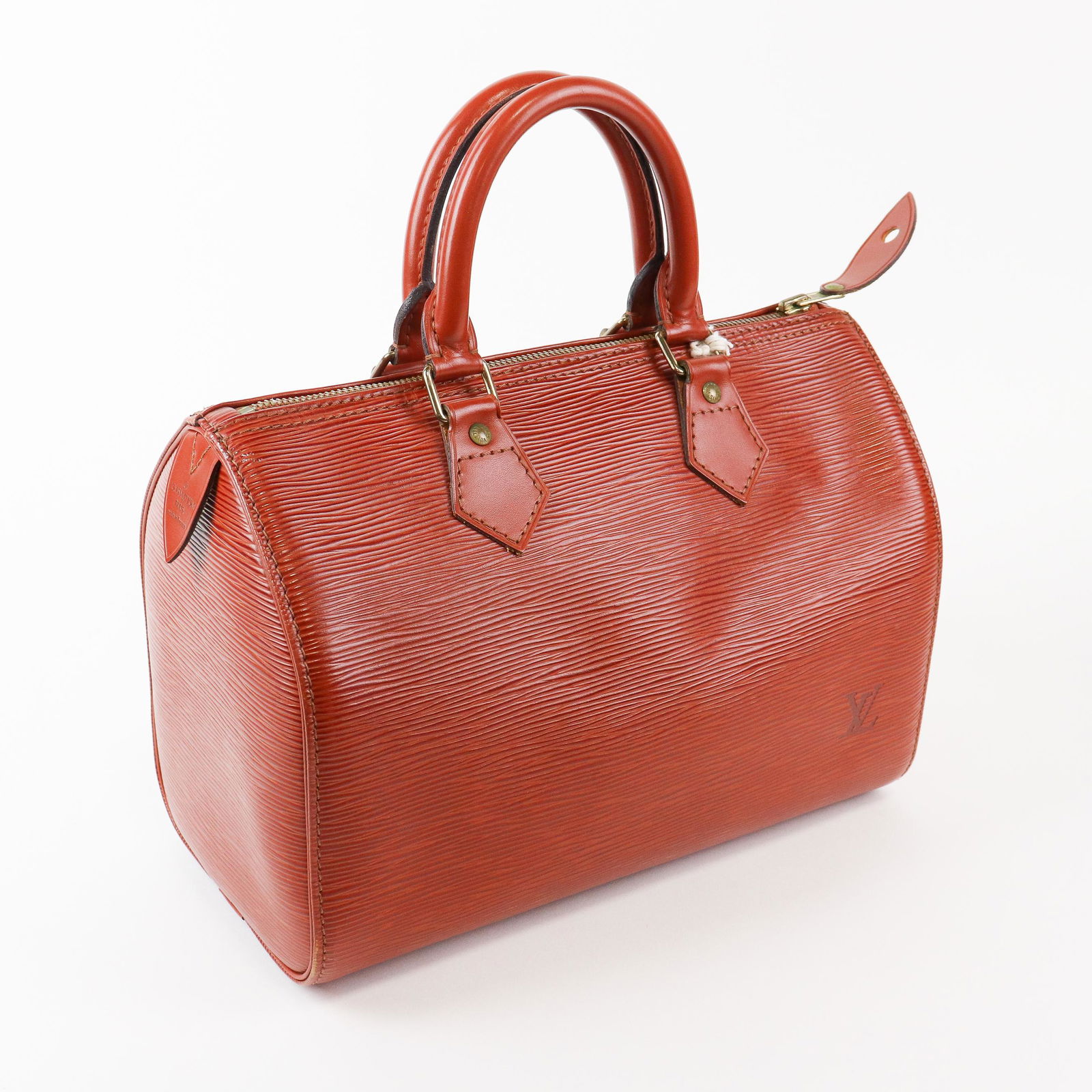 Louis Vuitton Speedy 25 in Tan Leather Epi (1 of 6)