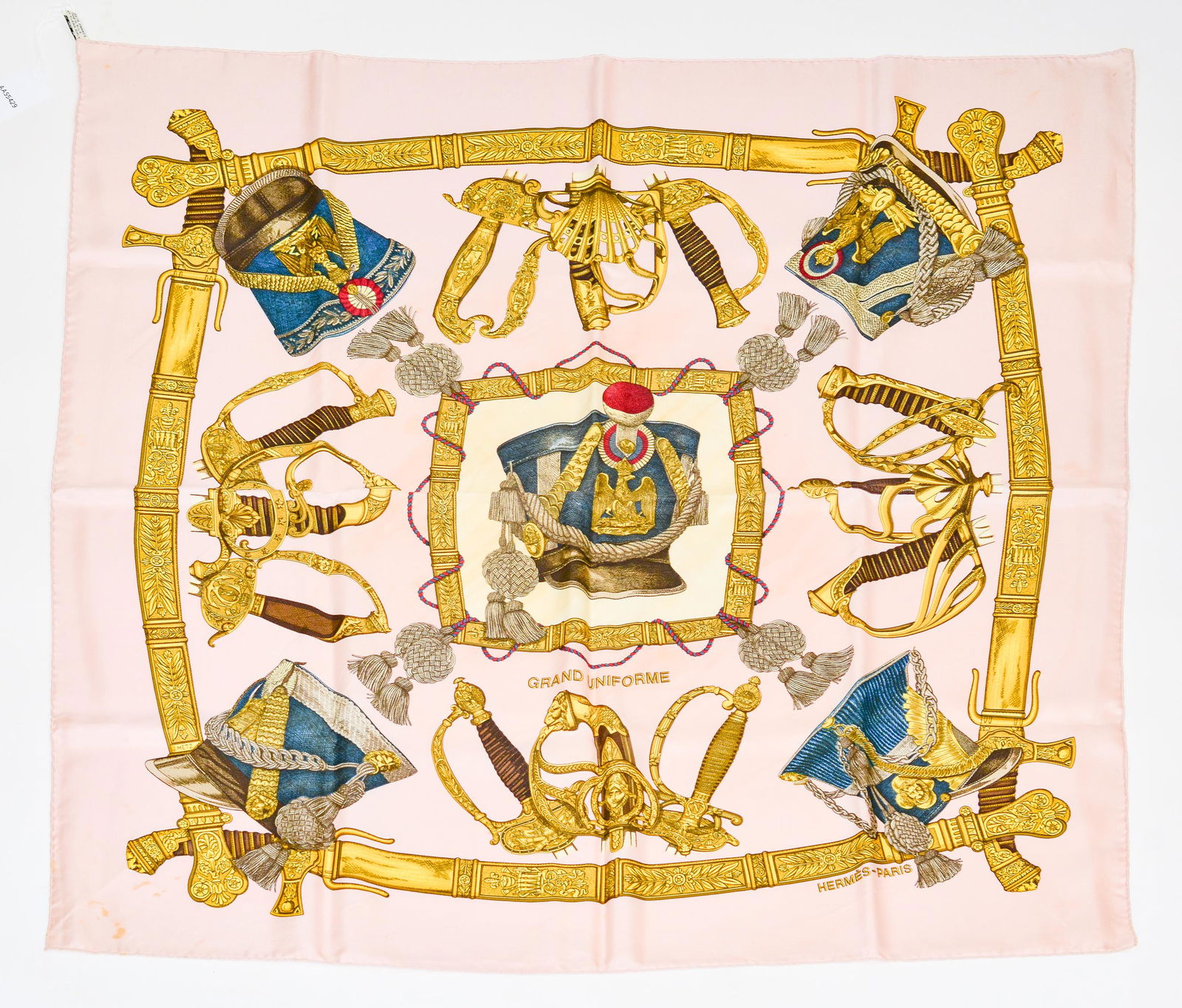 Hermes Scarf in  100% Twill Silk (1 of 4)
