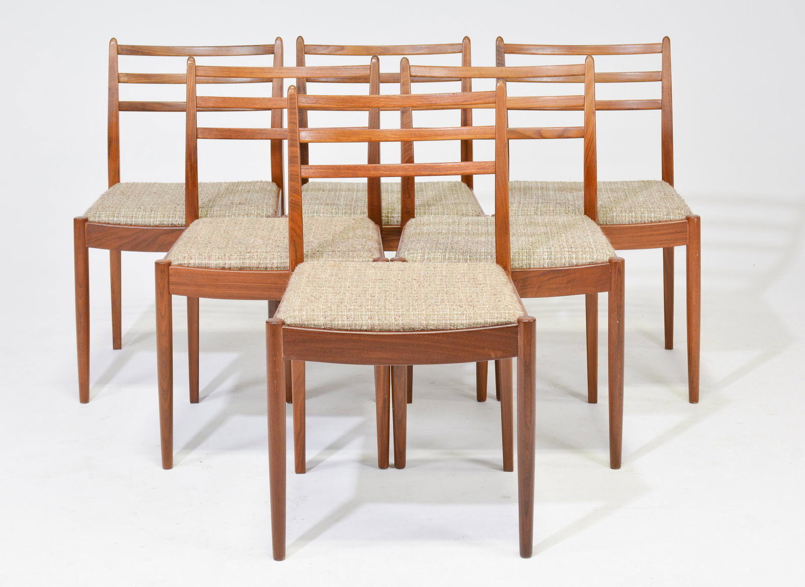 6 Mid Century Modern Ladder Back Chairs - Gplan (1 of 3)