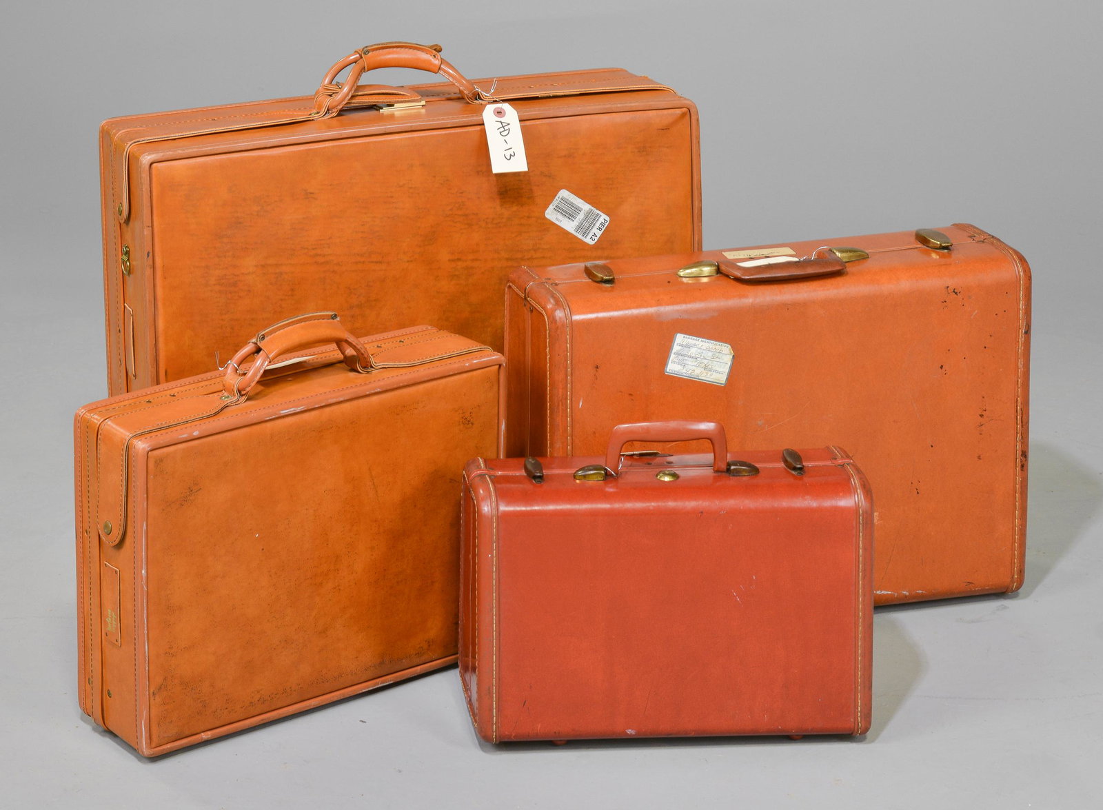 4 Assorted Vintage Suitcases / Luggage (1 of 5)