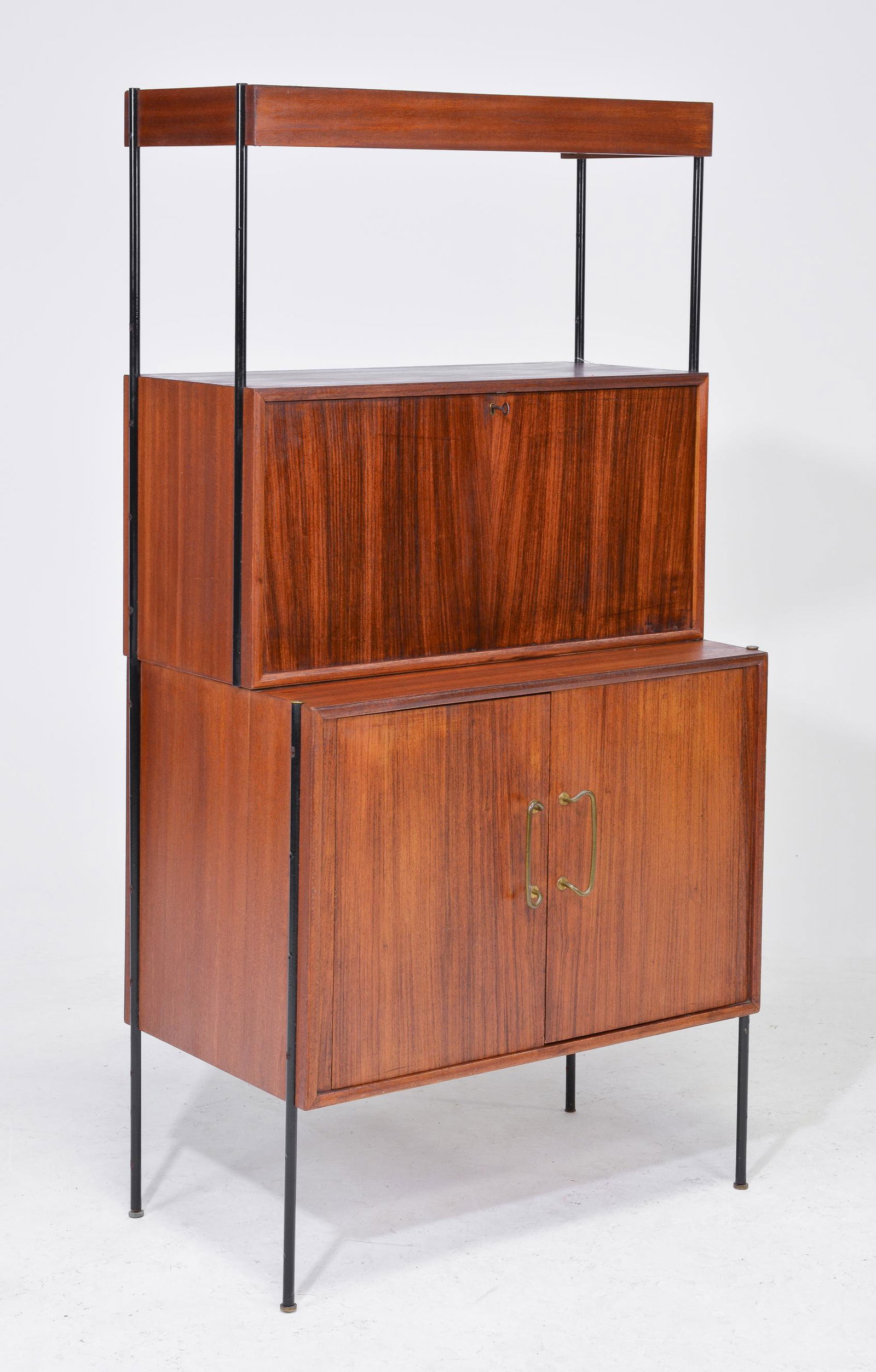 Mid Century Modern Drop Front Cabinet - Vanson (1 of 6)