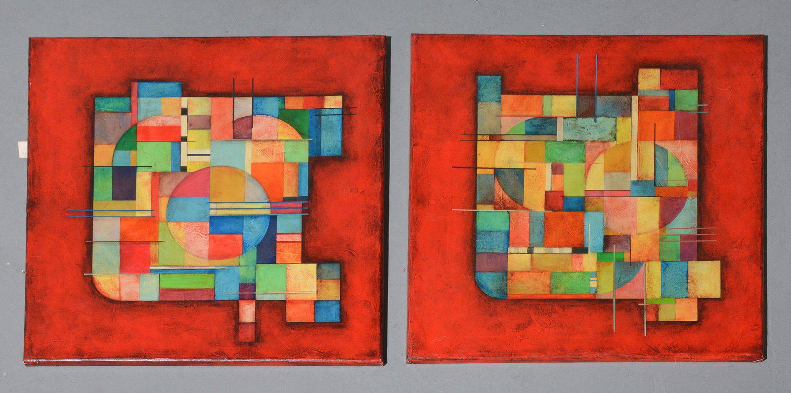 2  Square Abstract Painting by Gabriel Vinzo (1 of 6)