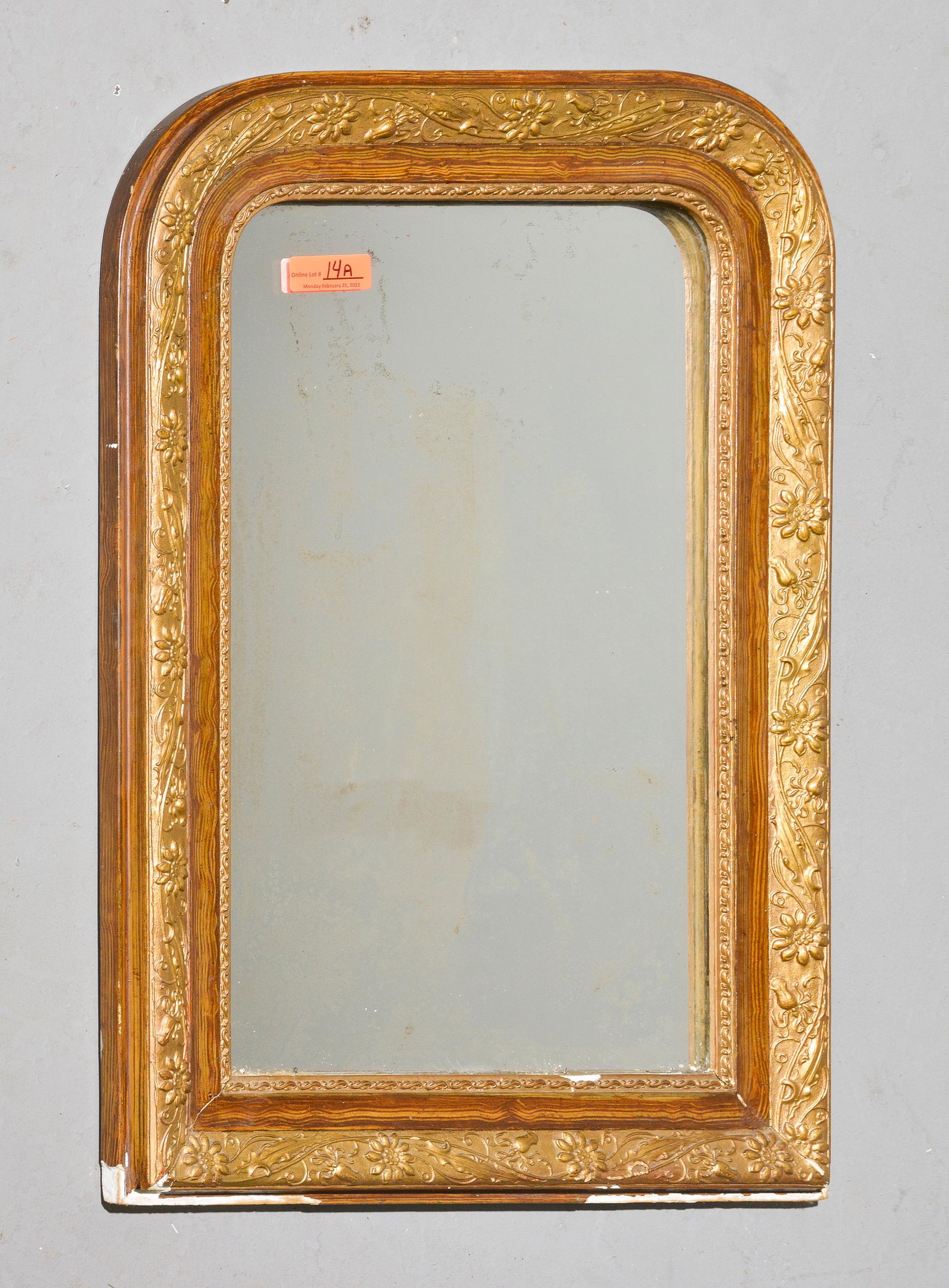 Louis Philippe Style Carved / Gilt Framed Mirror (1 of 5)