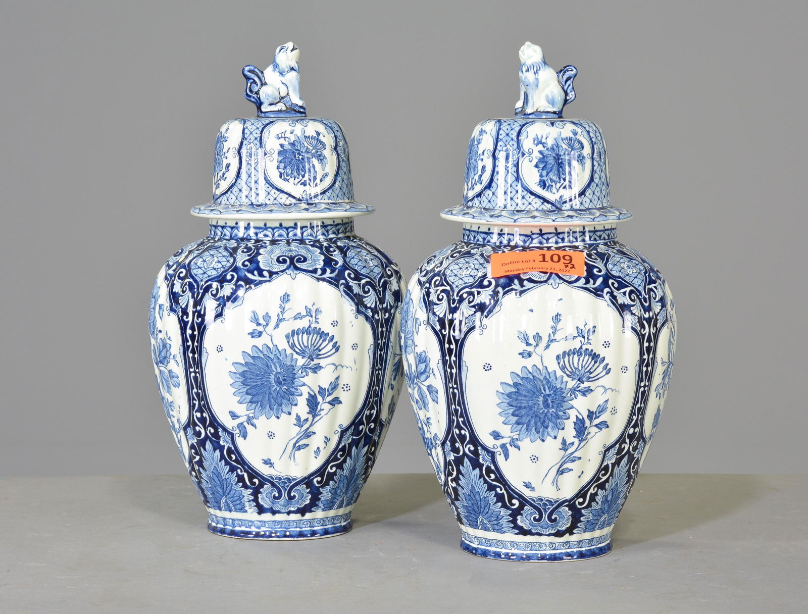 Pair of Delft Urns - Holland (1 of 7)