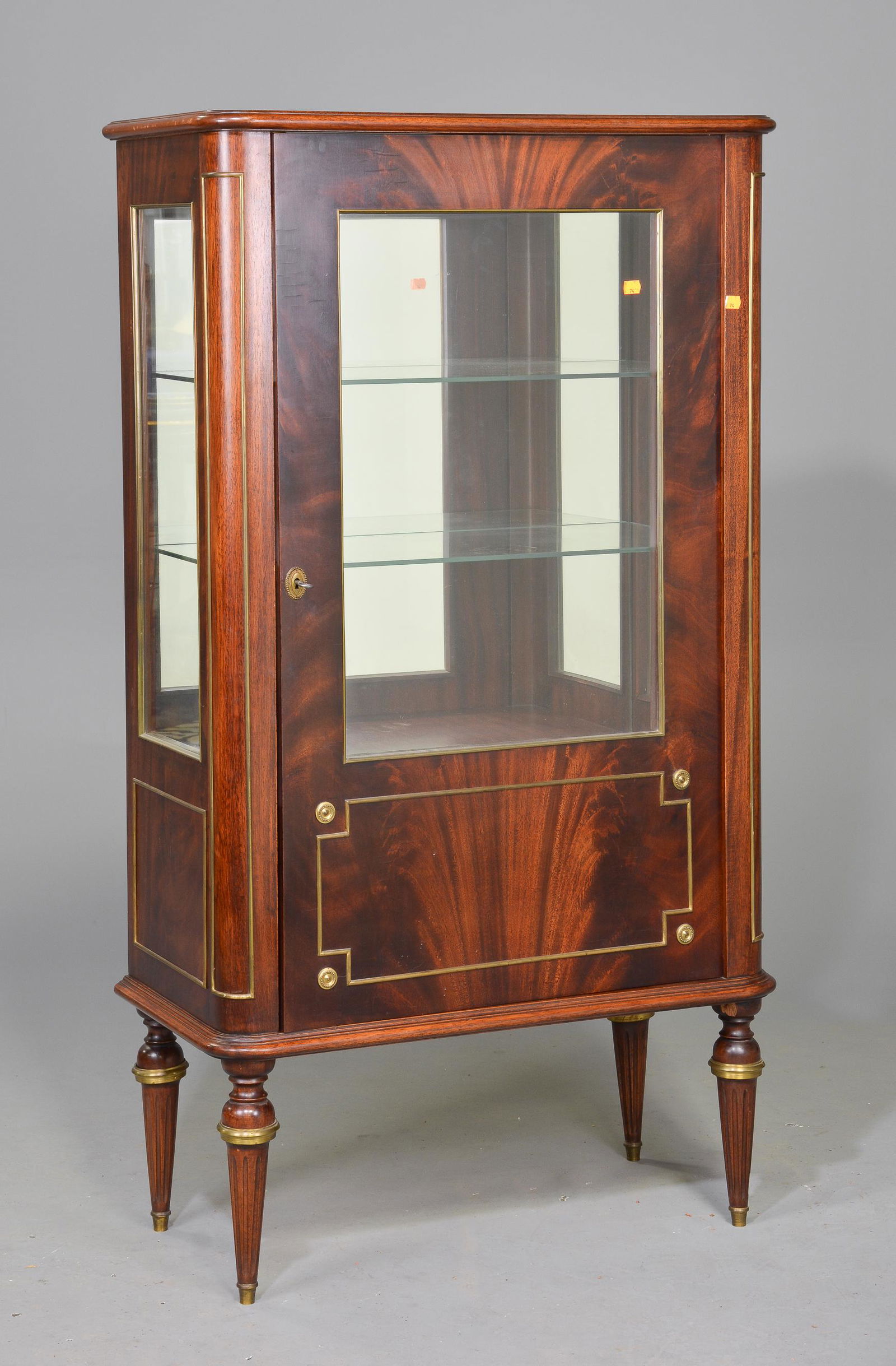 Louis XVI Style Mahogany Display / China Cabinet (1 of 5)