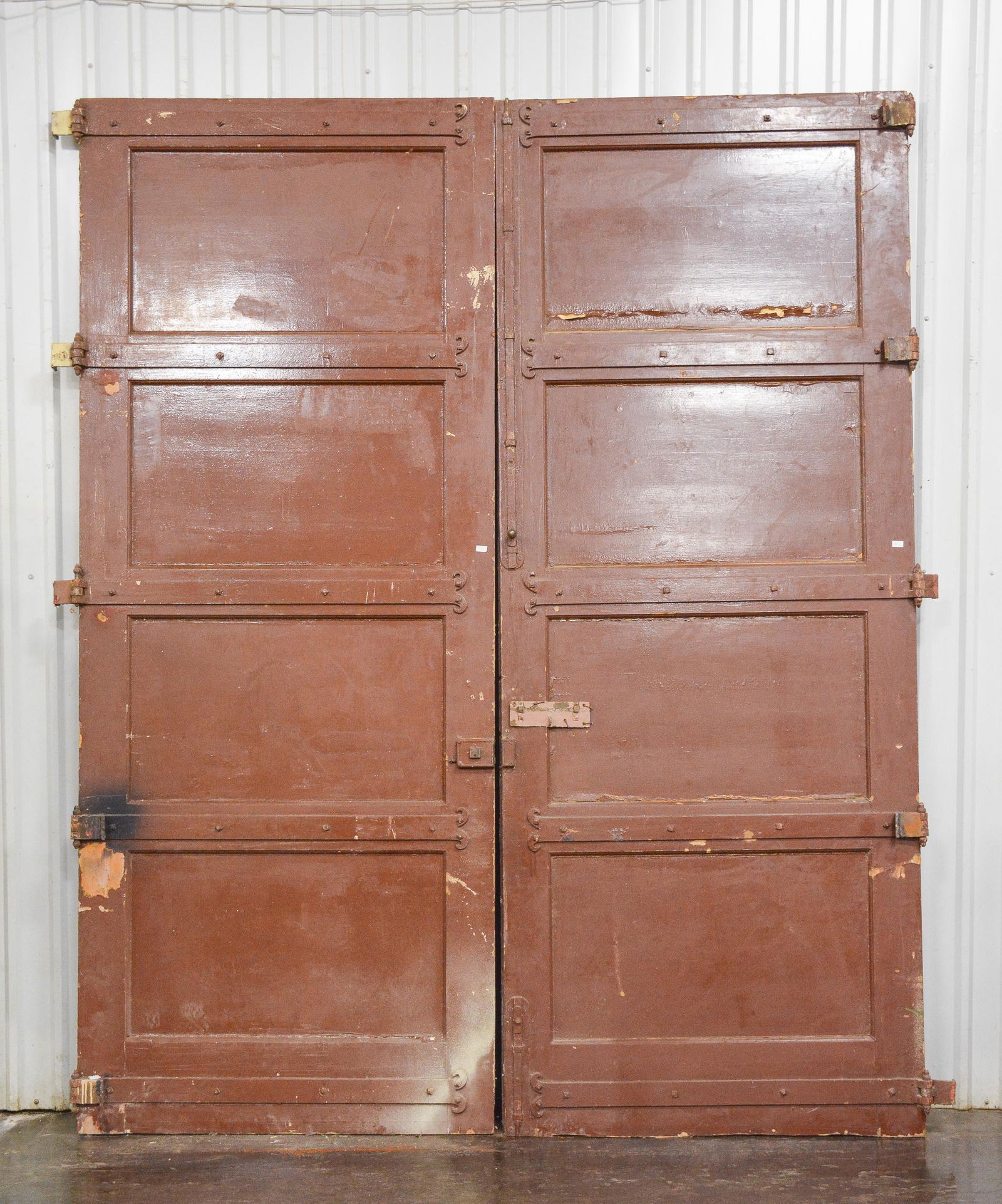 Pair of Very Large Painted Doors (1 of 4)