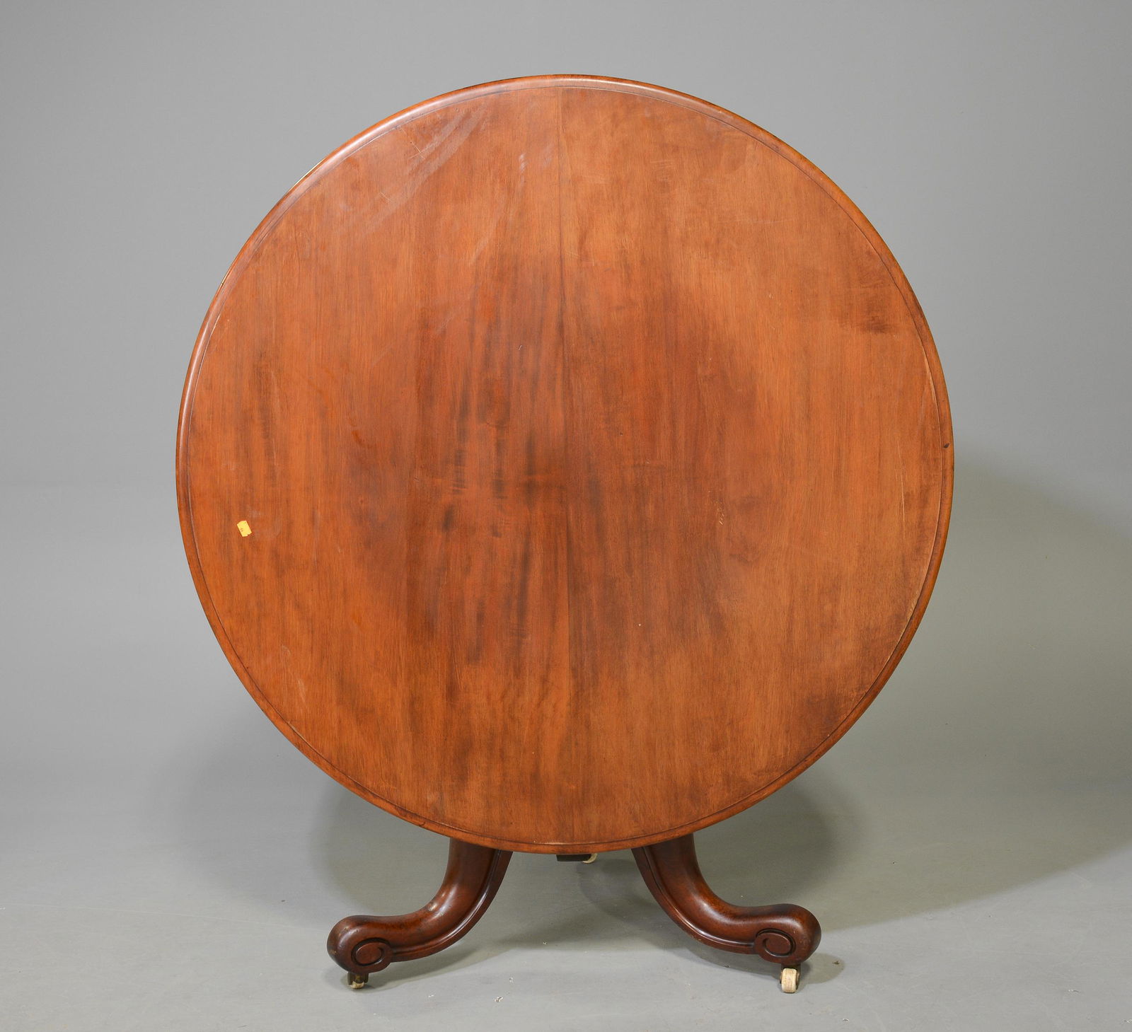 Large Tilt Top Mahogany Table (1 of 4)