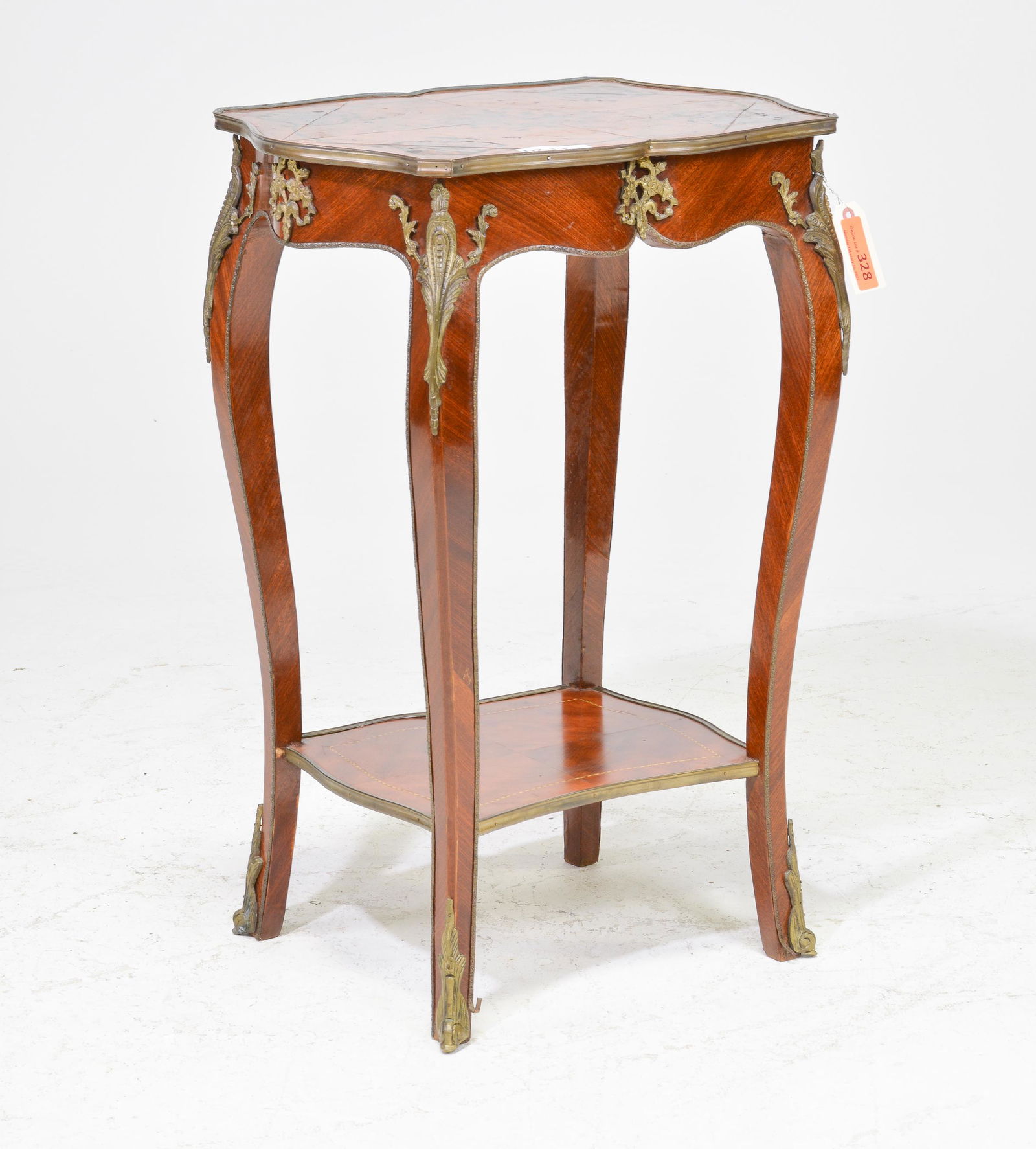French Style 2 Tier Occasional Table (1 of 4)