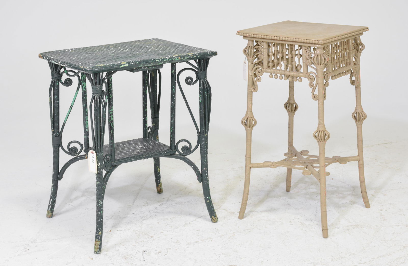 2 American Victorian Style Painted Tables (1 of 5)