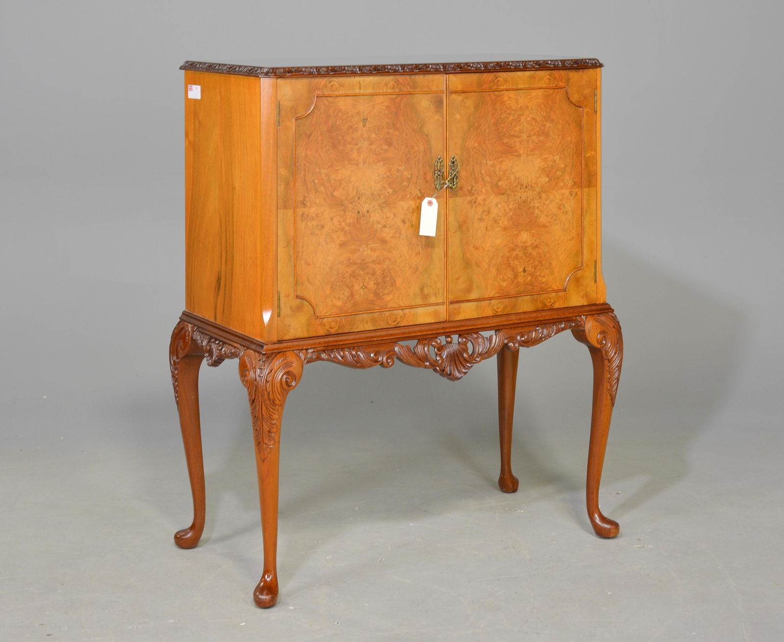 British Walnut Cocktail / Bar Cabinet (1 of 6)