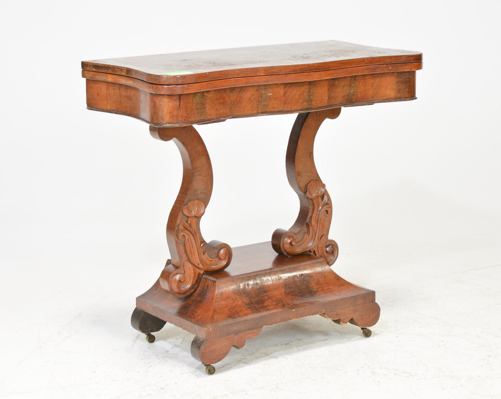 Mahogany Flip Top Game Table (1 of 5)