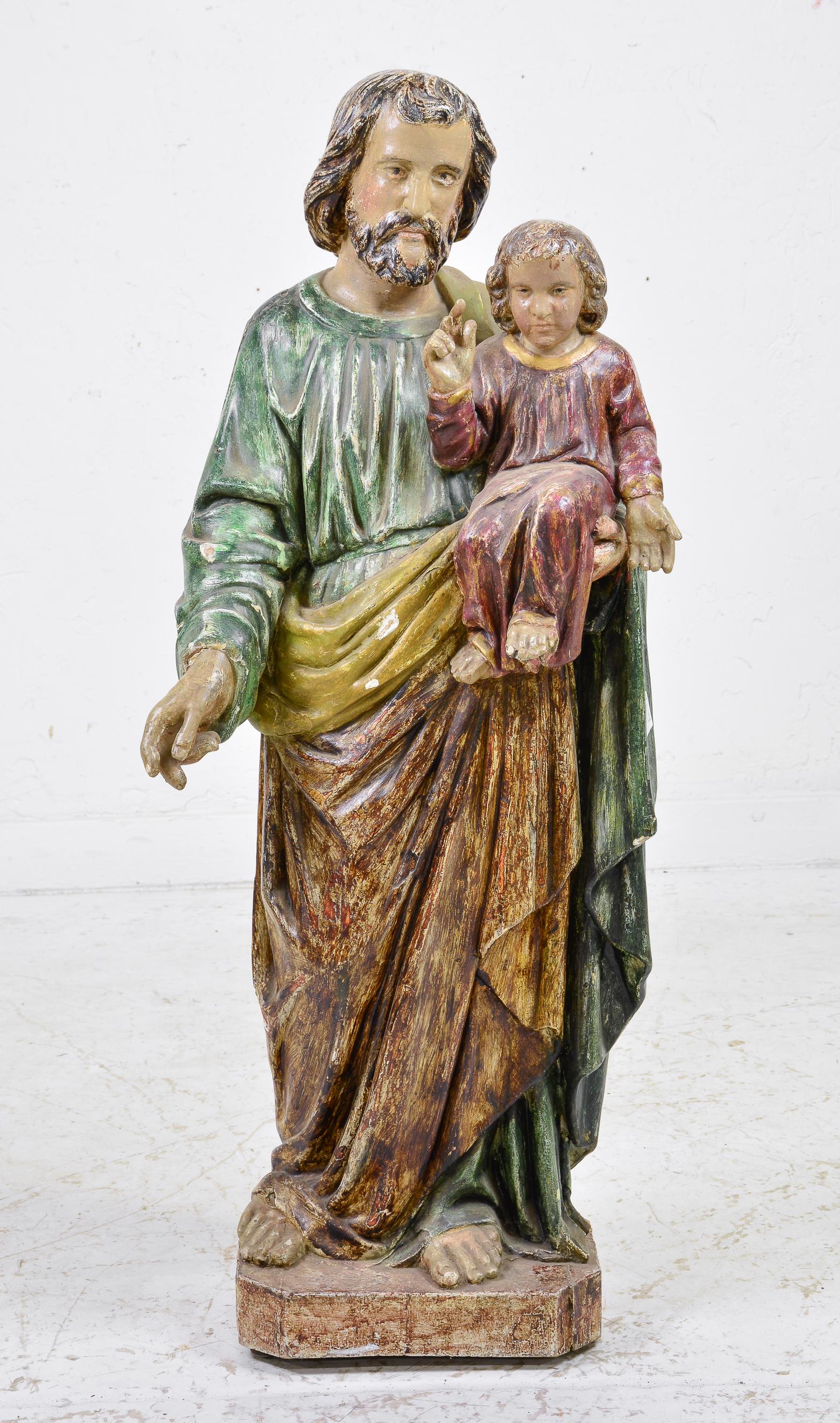 Very Large Religious Figure - Jesus & Child (1 of 2)