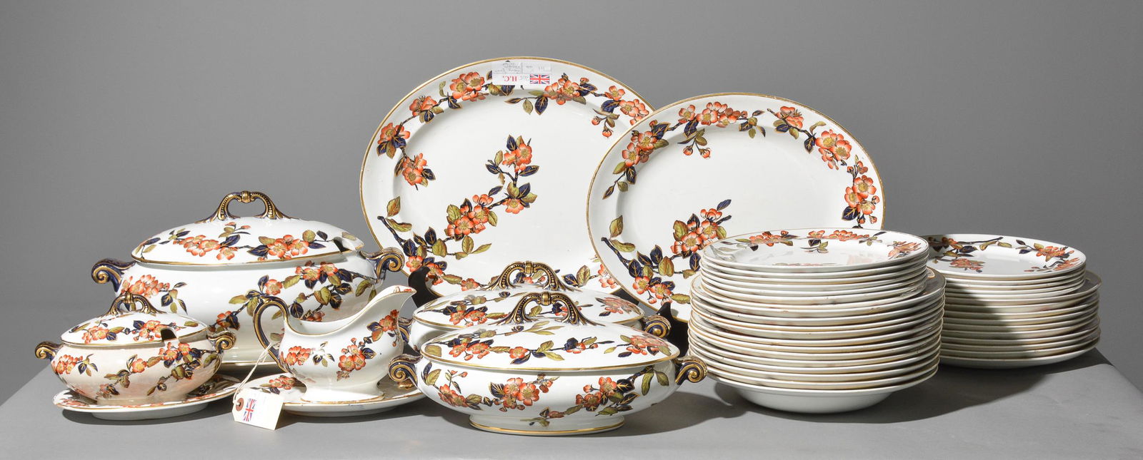 44pcs George Jones Blossom China Set (1 of 4)