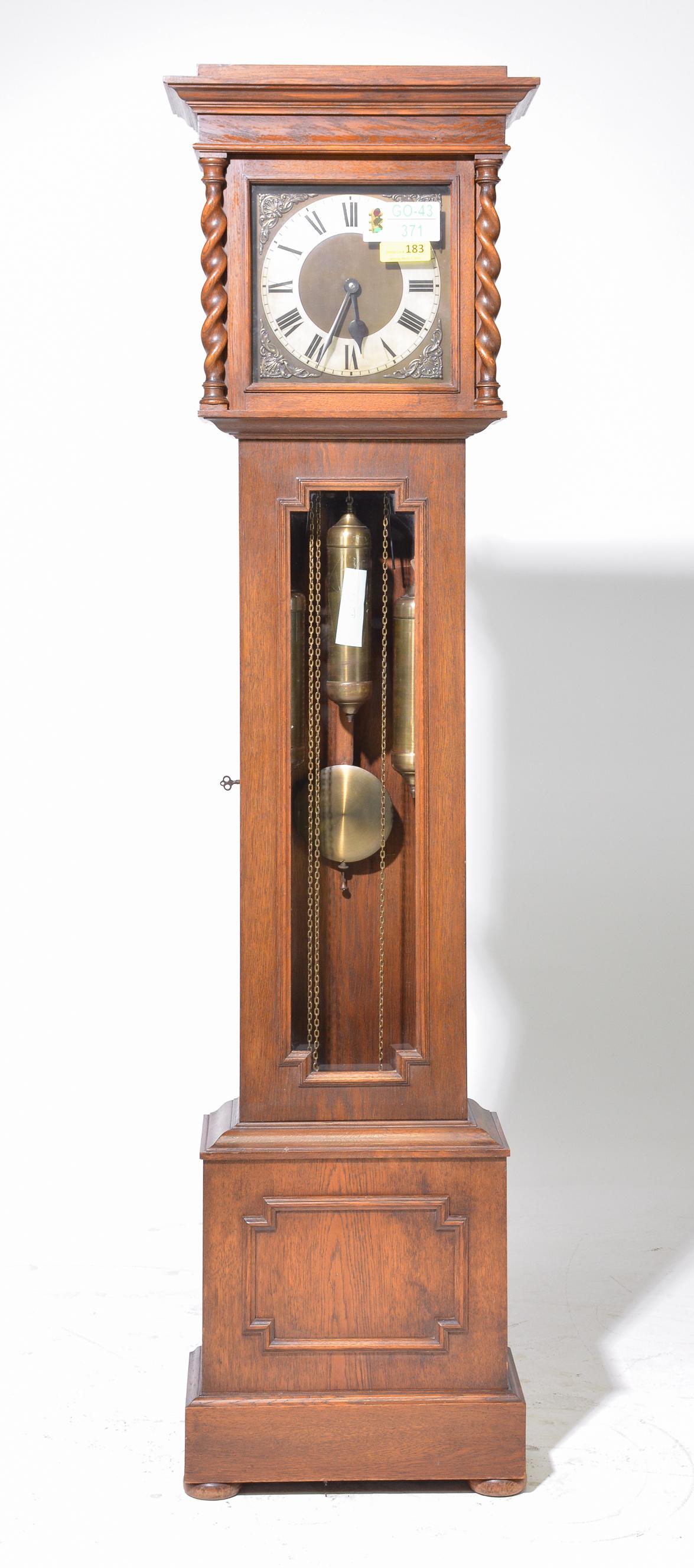 Grandmother Oak Cased Clock (1 of 5)